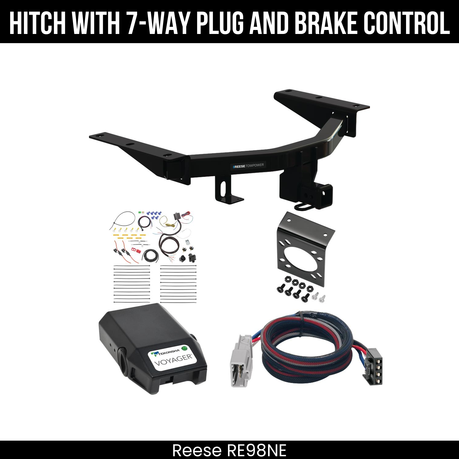Trailer Hitch , 7-Way , Tekonsha Voyager Brake Control