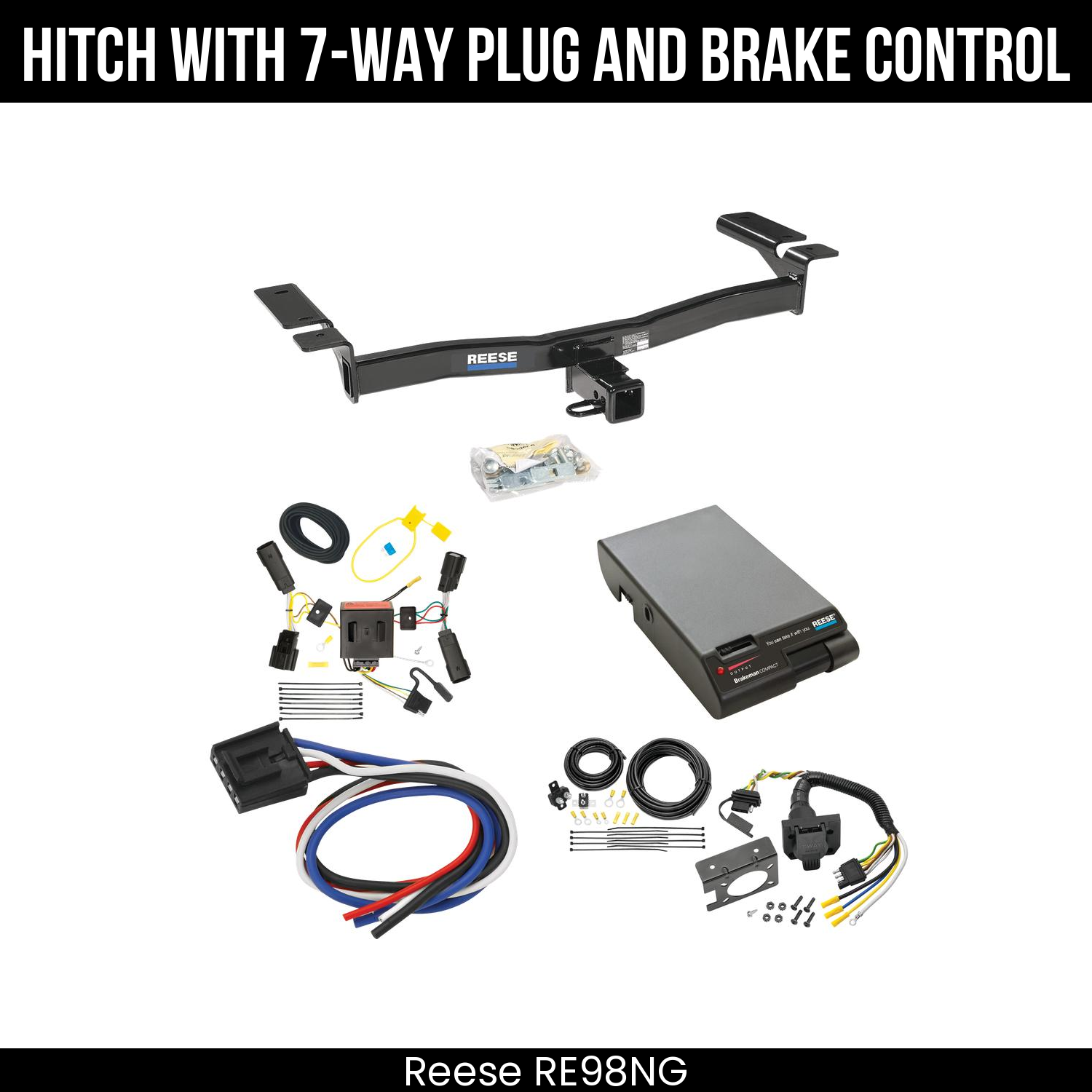 Trailer Hitch , 7-Way , Reese Brakeman Brake Control