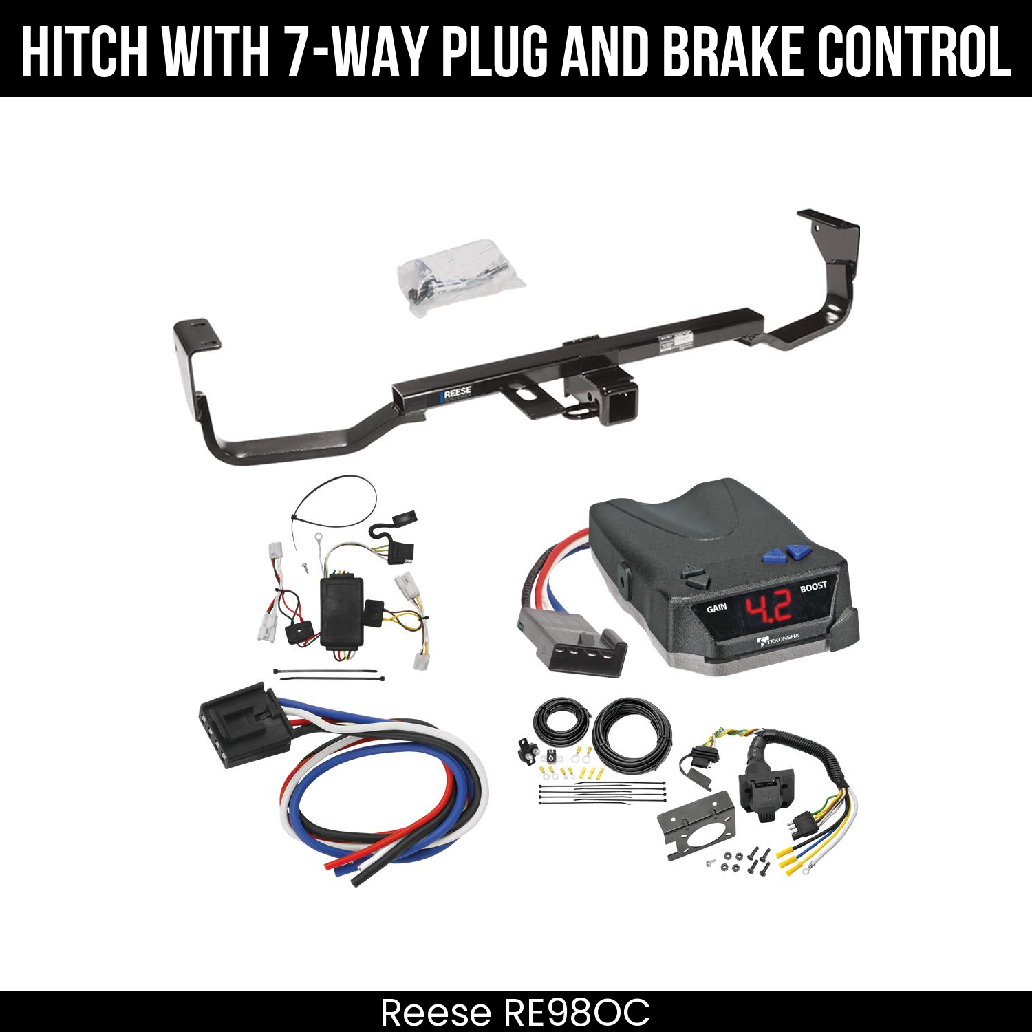 Trailer Hitch , 7-Way , Tekonsha Brake EVN Control