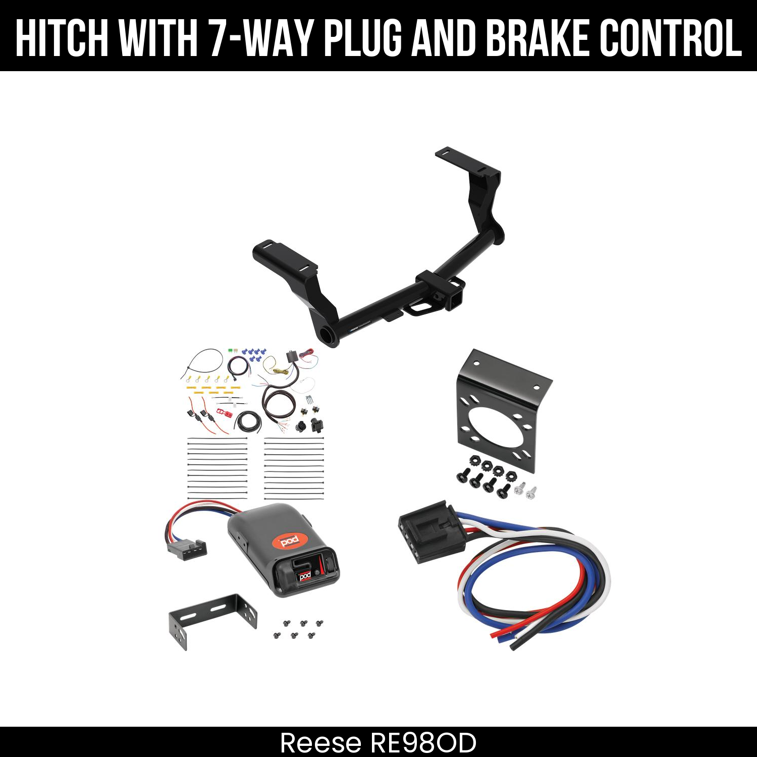 Trailer Hitch , 7-Way , Pro Series POD Brake Control