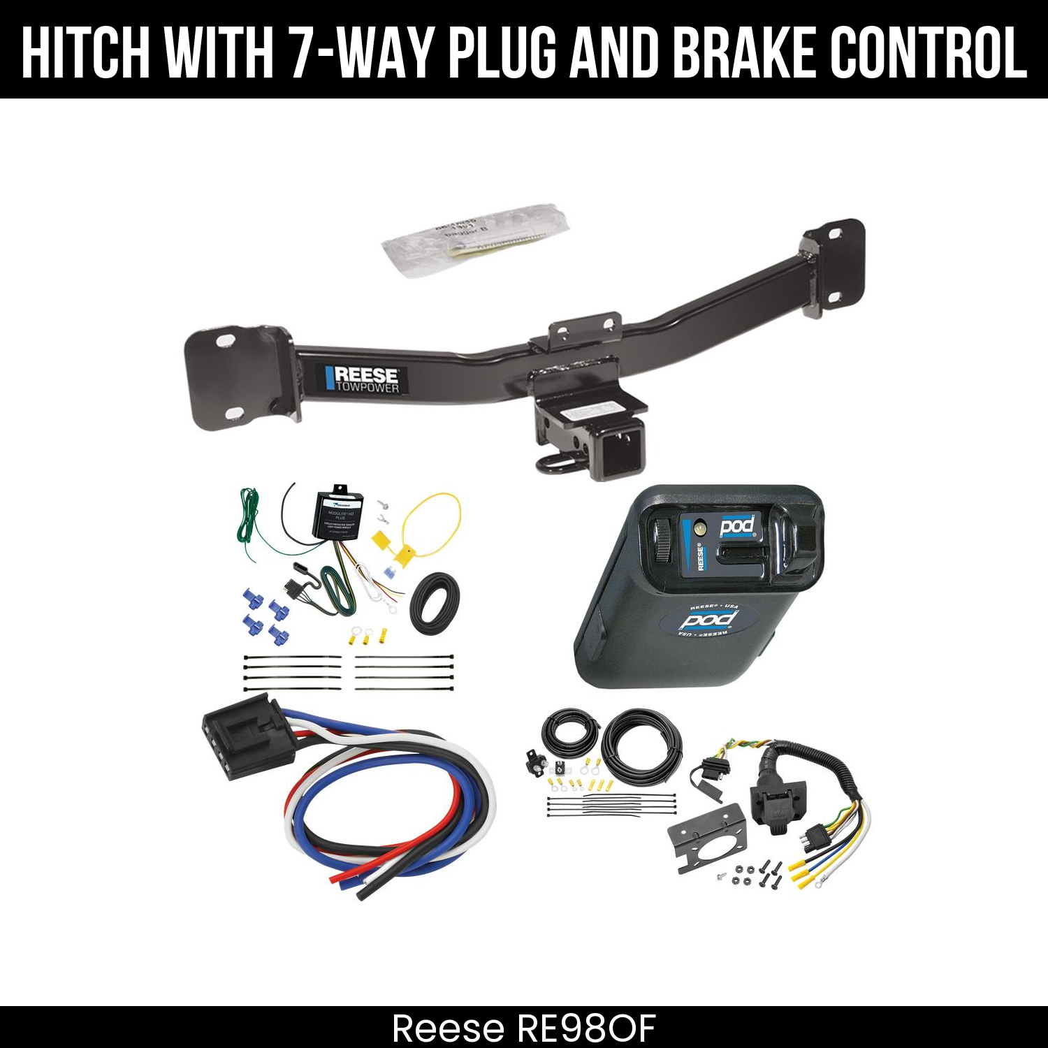 Trailer Hitch , 7-Way , Reese POD Brake Control