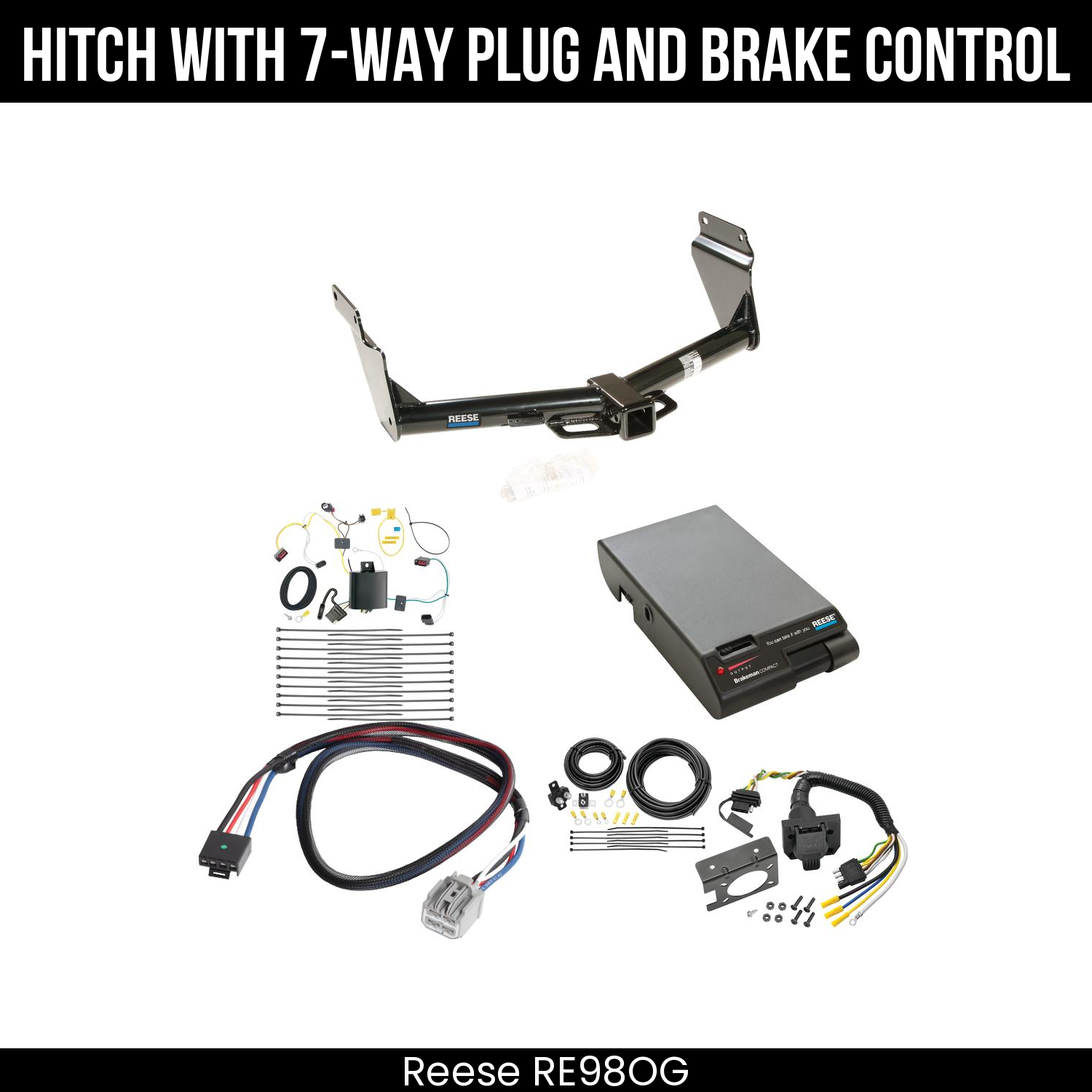 Trailer Hitch , 7-Way , Reese Brakeman Brake Control