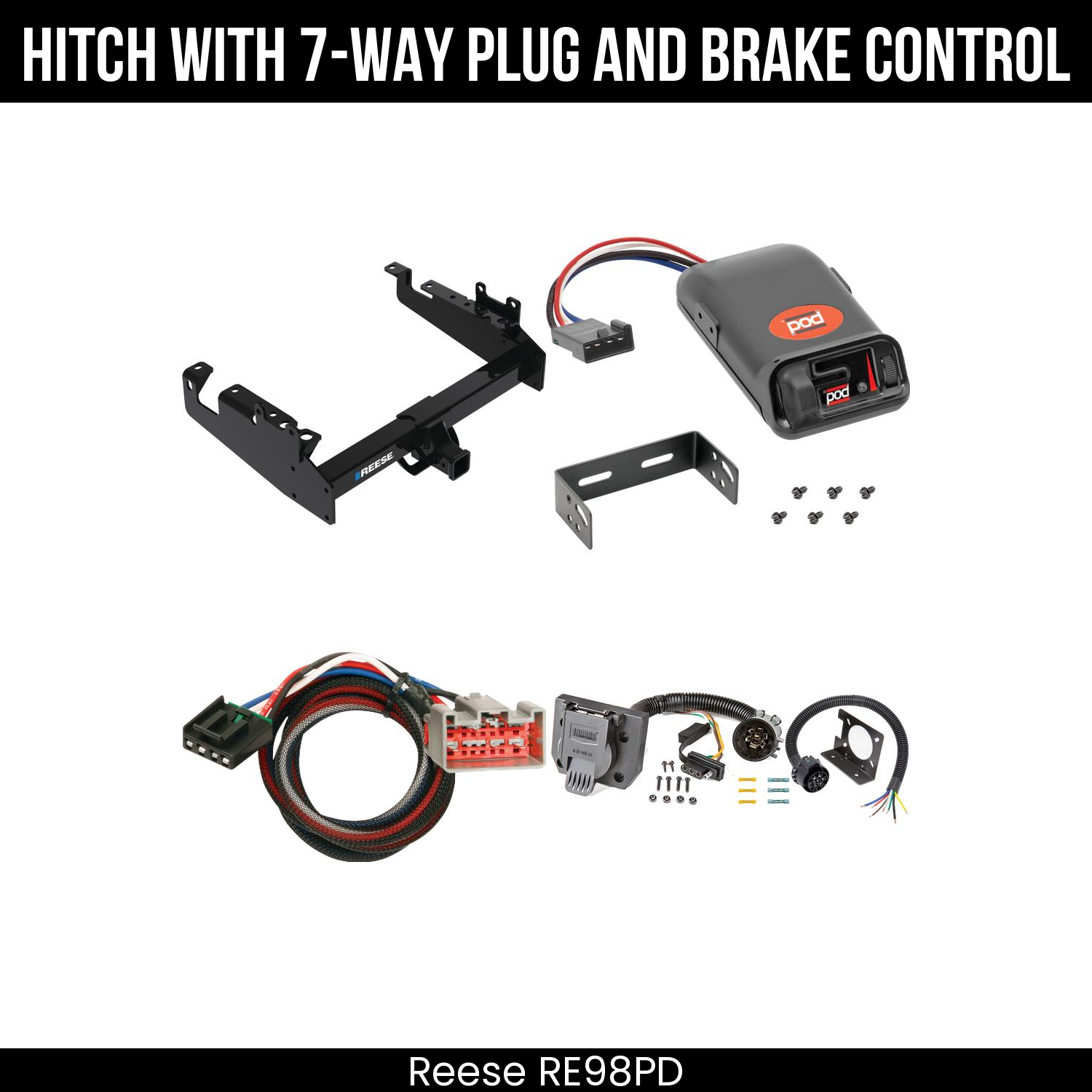 Trailer Hitch , 7-Way , Pro Series POD Brake Control