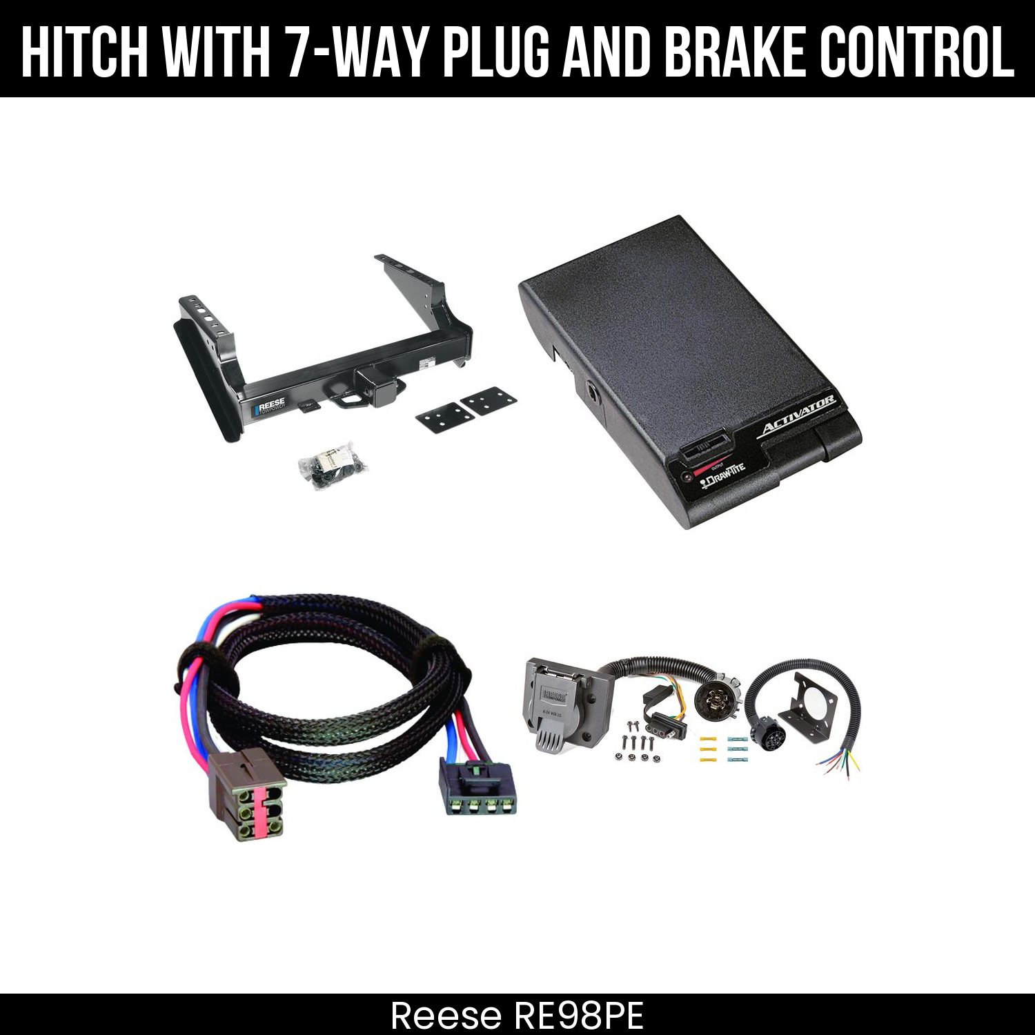 Trailer Hitch , 7-Way , Draw-Tite Activator Brake Control