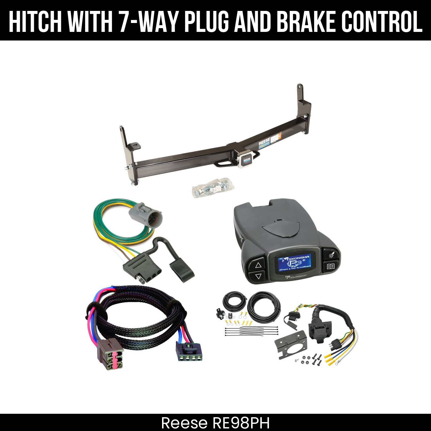 Trailer Hitch , 7-Way , Tekonsha Prodigy P3 Brake Control