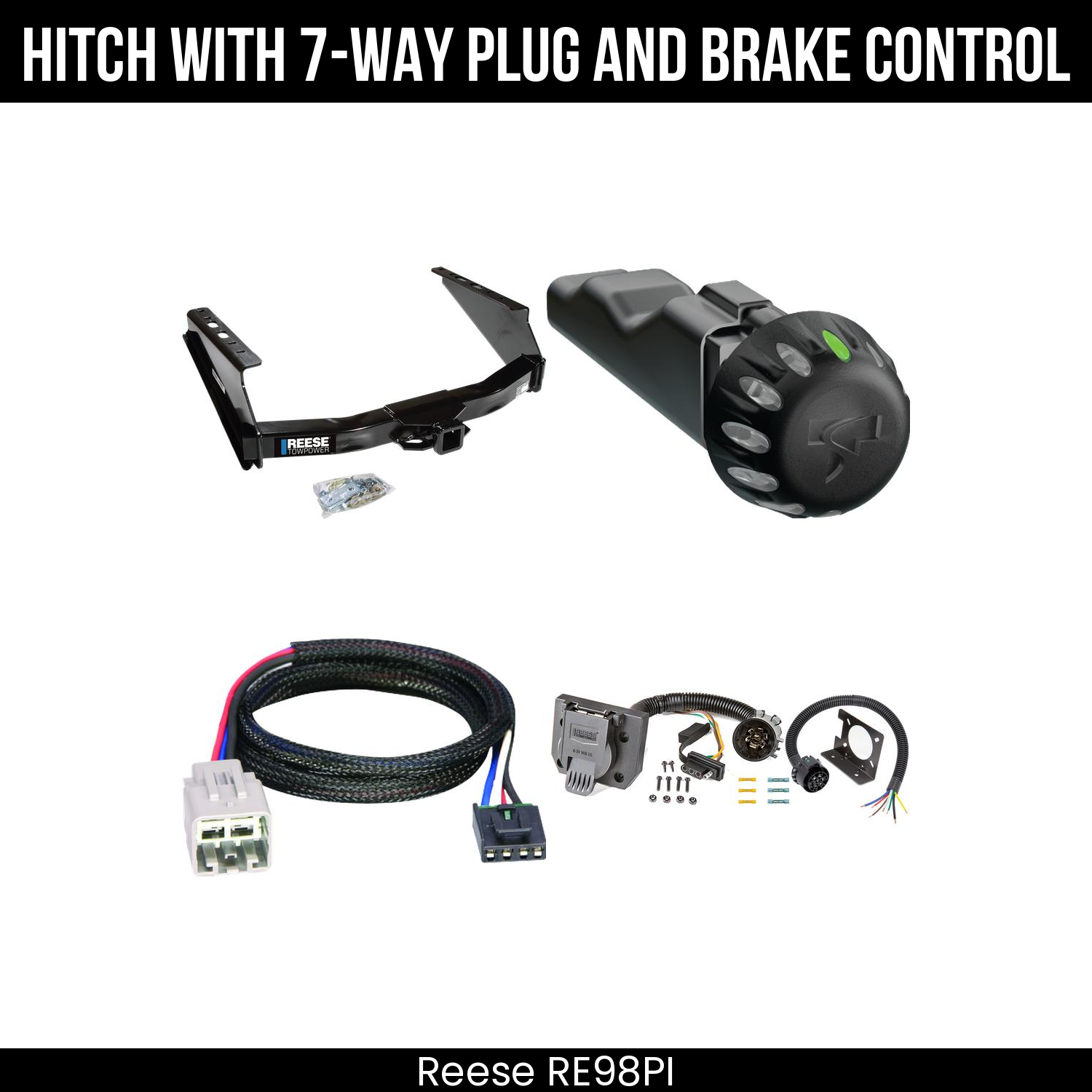 Trailer Hitch , 7-Way , Tekonsha Voyager iD Smart Brake Control