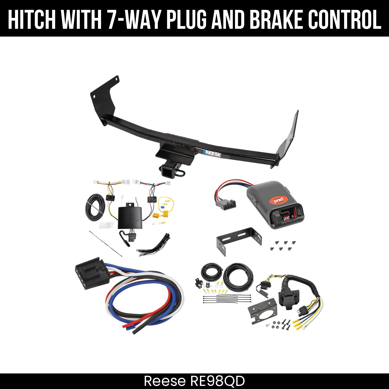 Trailer Hitch , 7-Way , Pro Series POD Brake Control