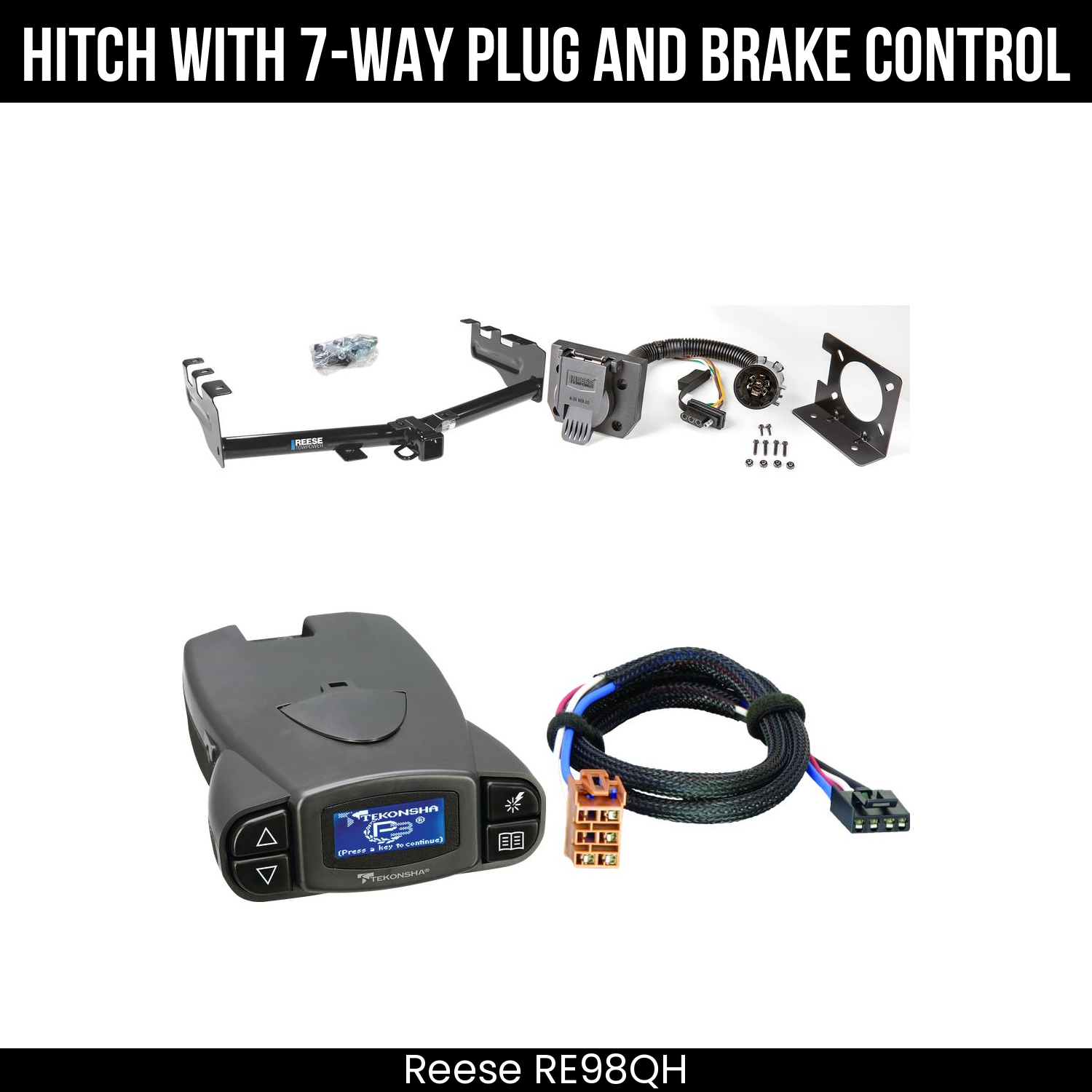 Trailer Hitch , 7-Way , Tekonsha Prodigy P3 Brake Control