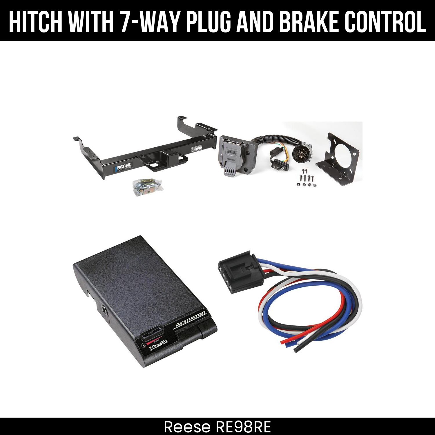 Trailer Hitch , 7-Way , Draw-Tite Activator Brake Control