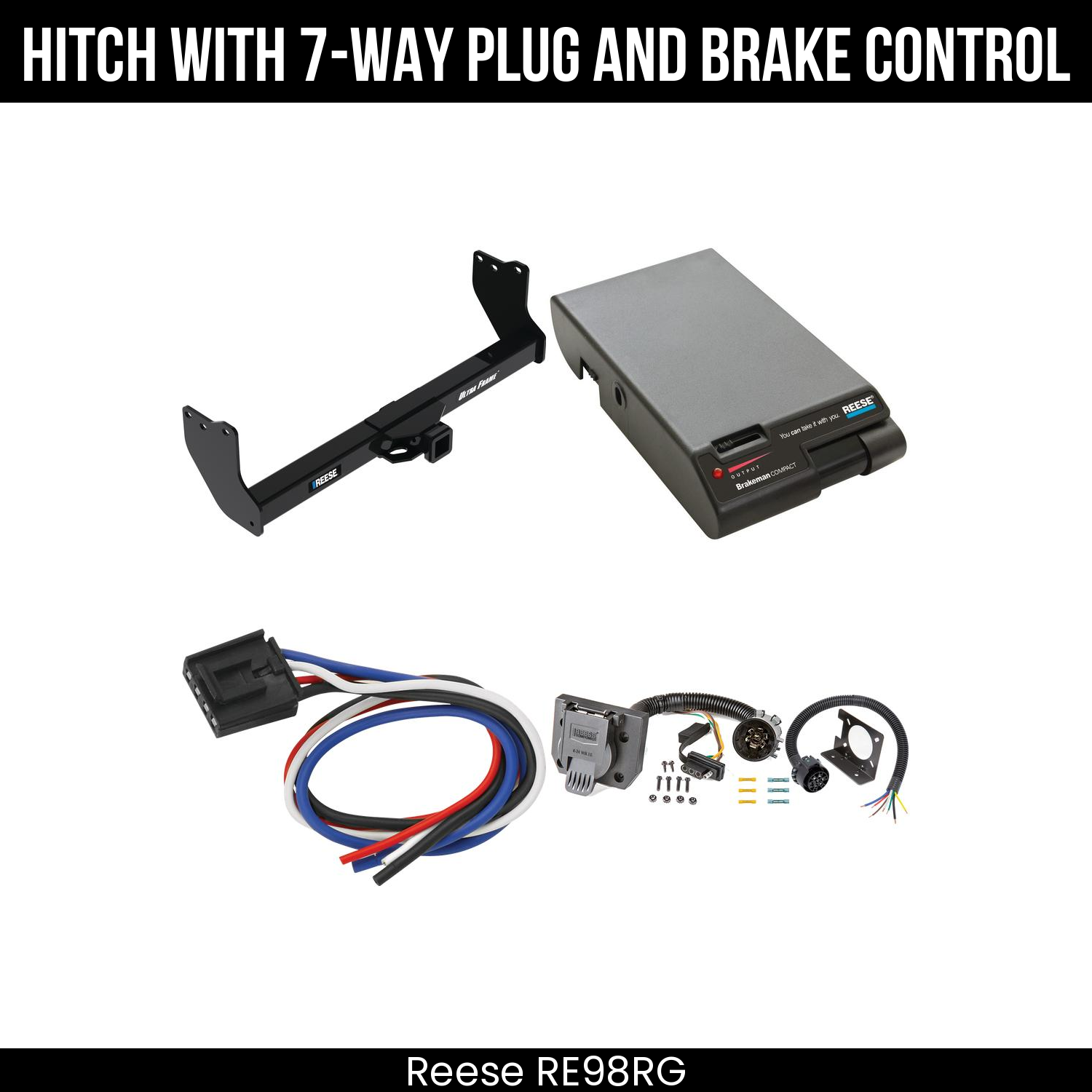 Trailer Hitch , 7-Way , Reese Brakeman Brake Control
