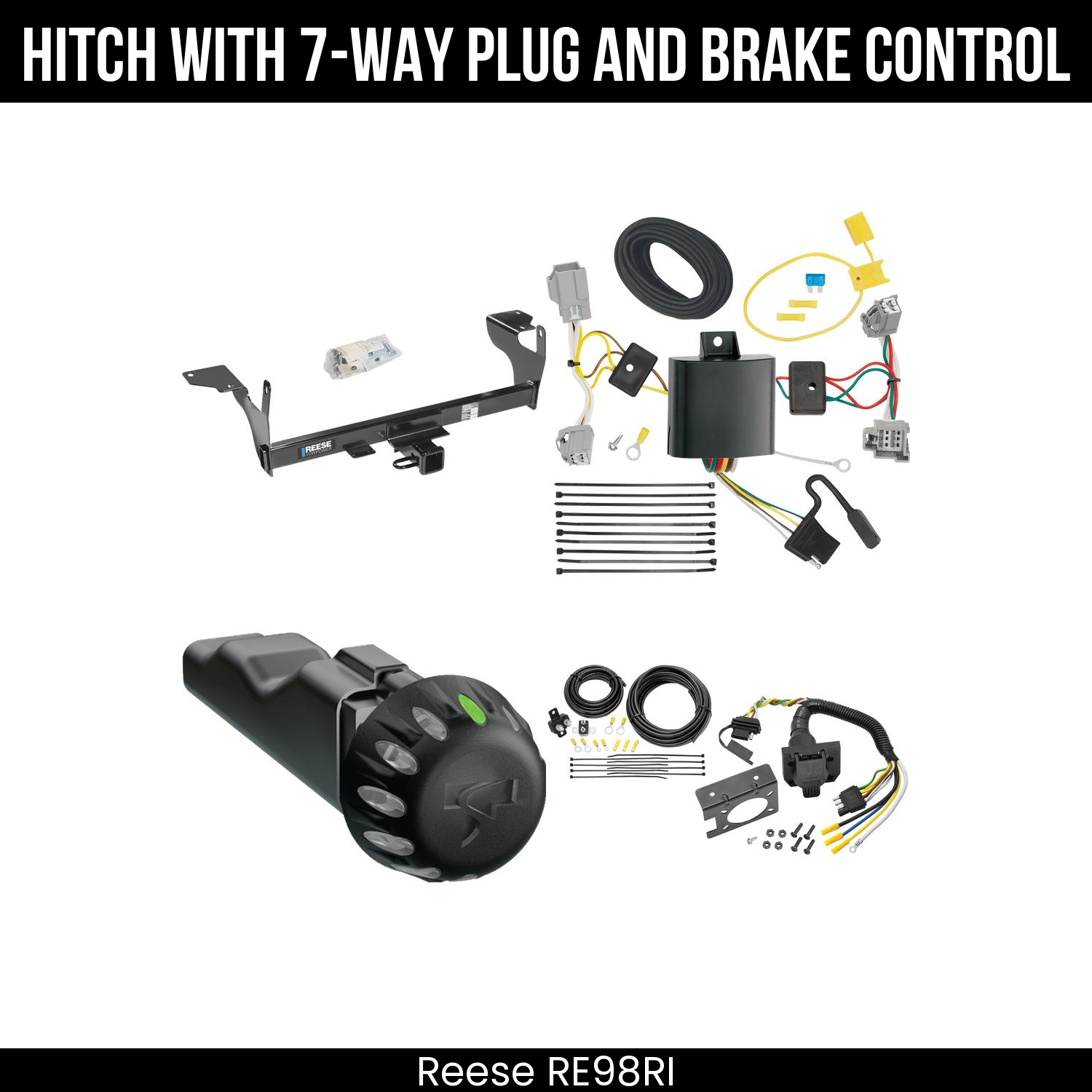 Trailer Hitch , 7-Way , Tekonsha Voyager iD Smart Brake Control
