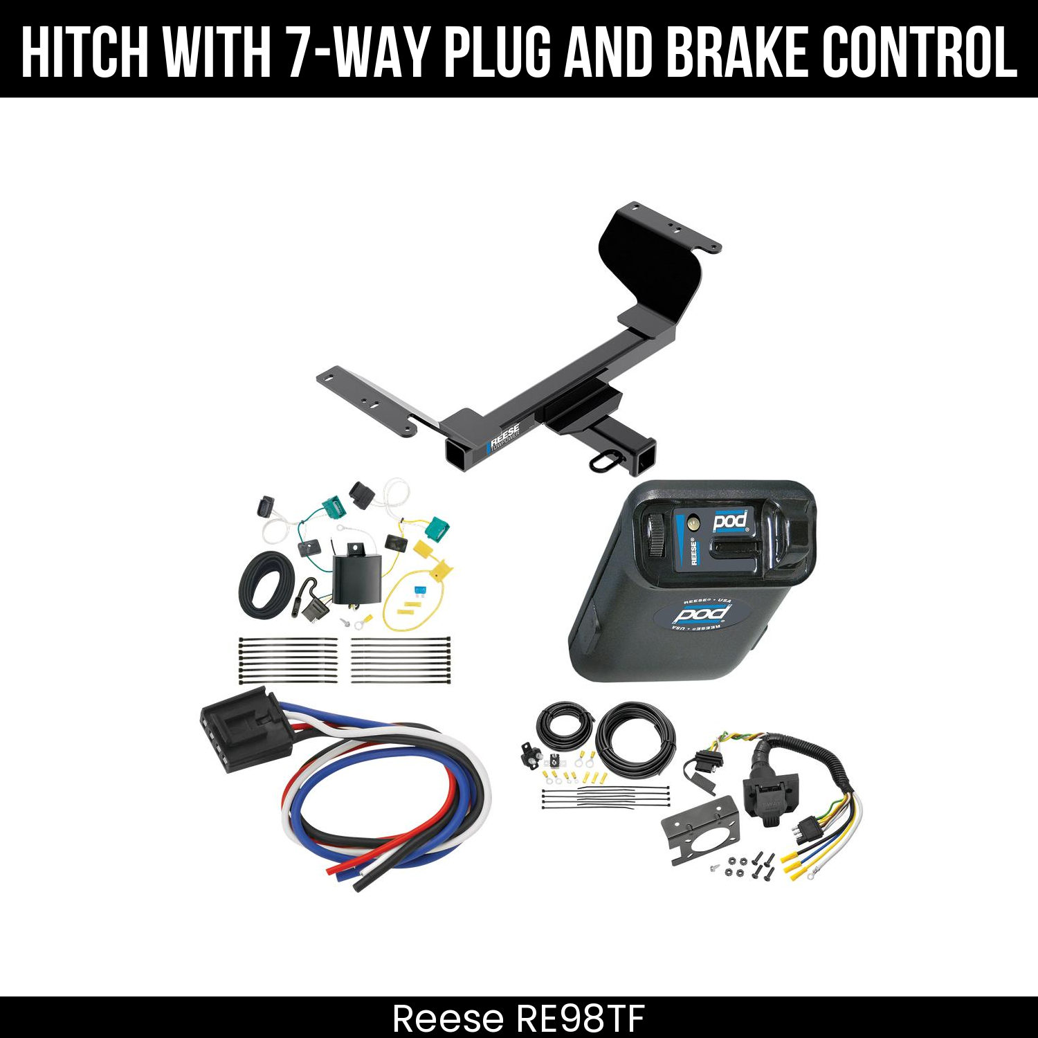 Trailer Hitch , 7-Way , Reese POD Brake Control
