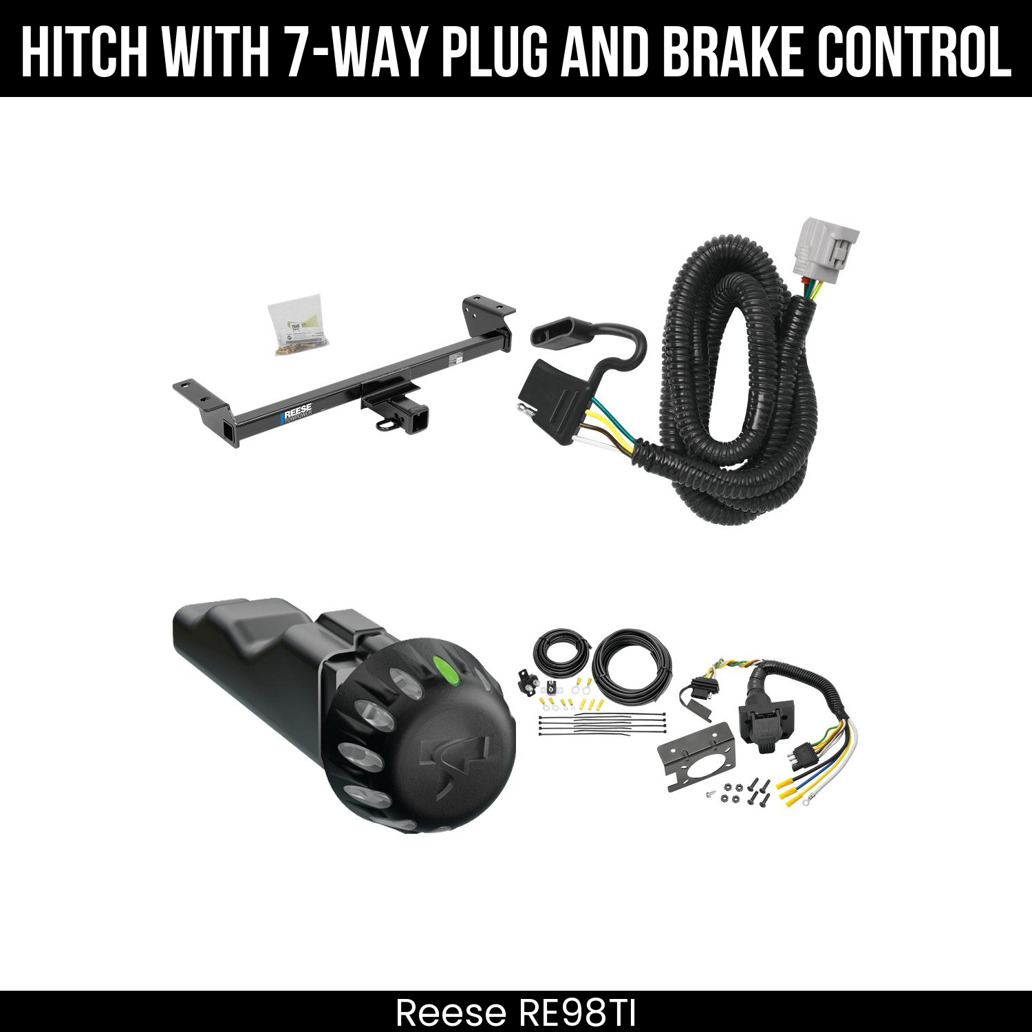 Trailer Hitch , 7-Way , Tekonsha Voyager iD Smart Brake Control