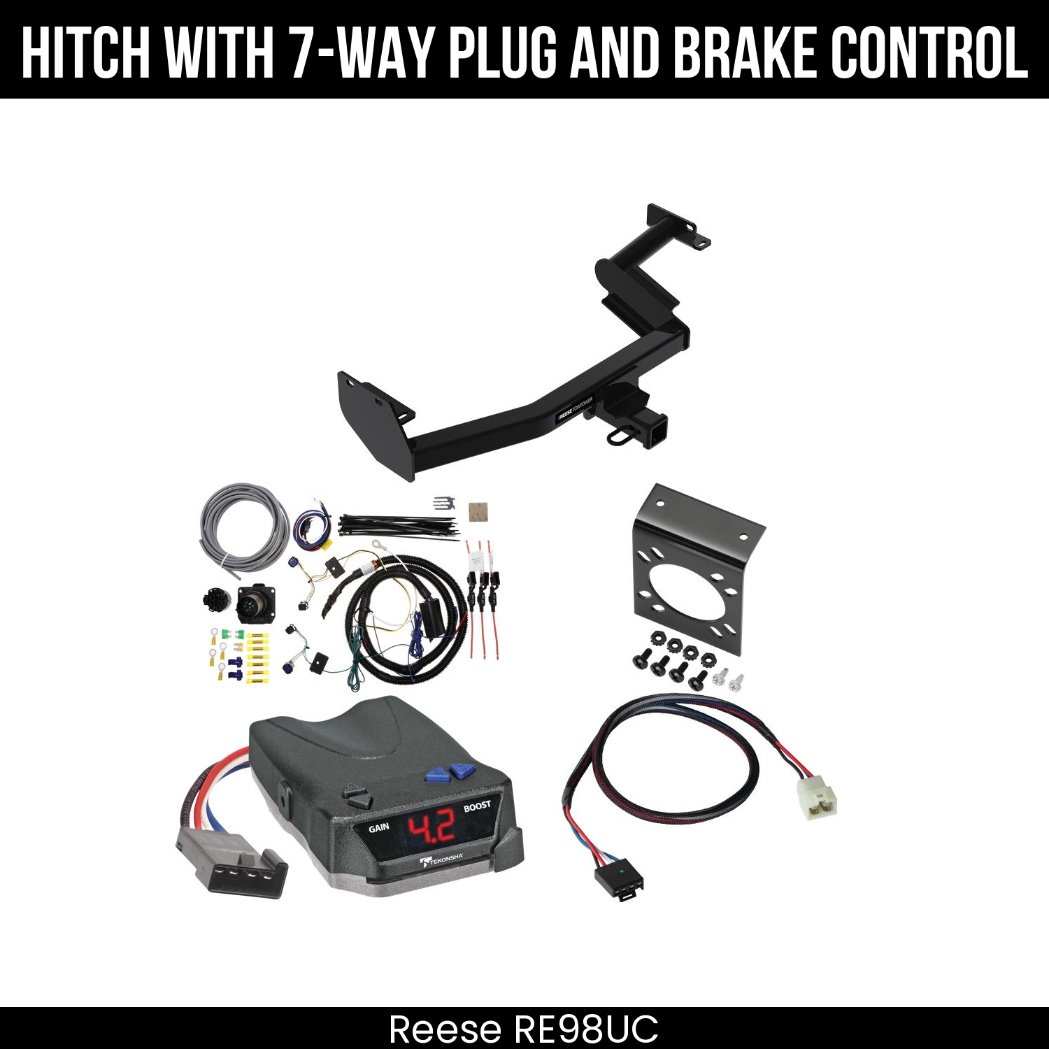 Trailer Hitch , 7-Way , Tekonsha Brake EVN Control