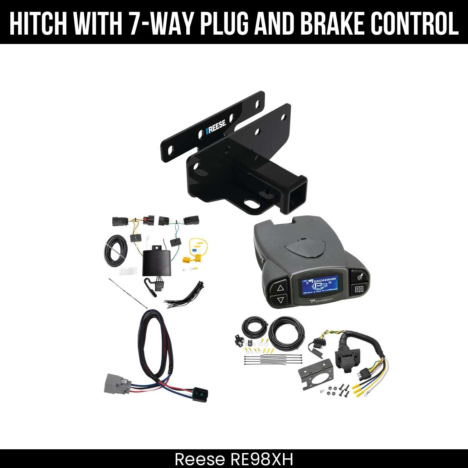 Trailer Hitch , 7-Way , Tekonsha Prodigy P3 Brake Control