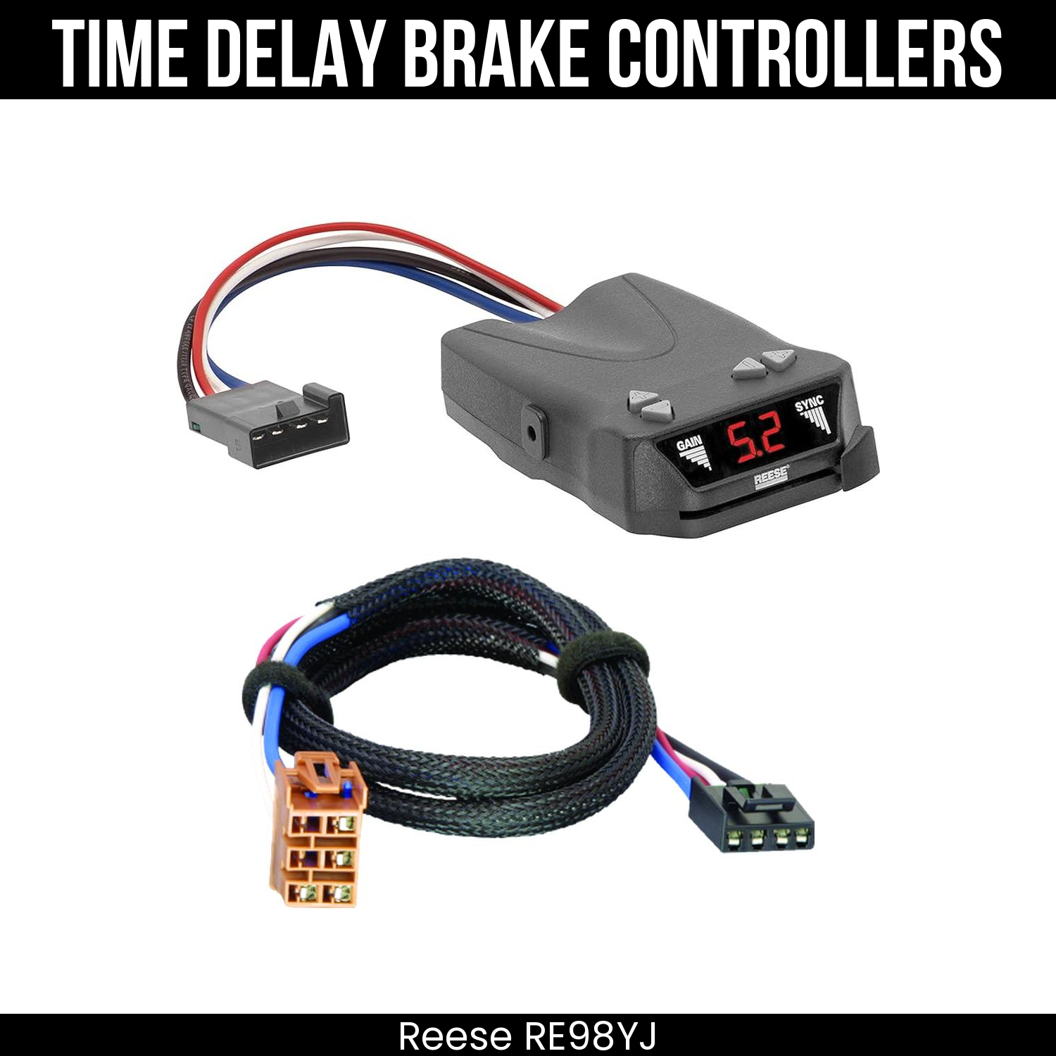 Reese Brakeman IV Brake Control , Plug Adapter