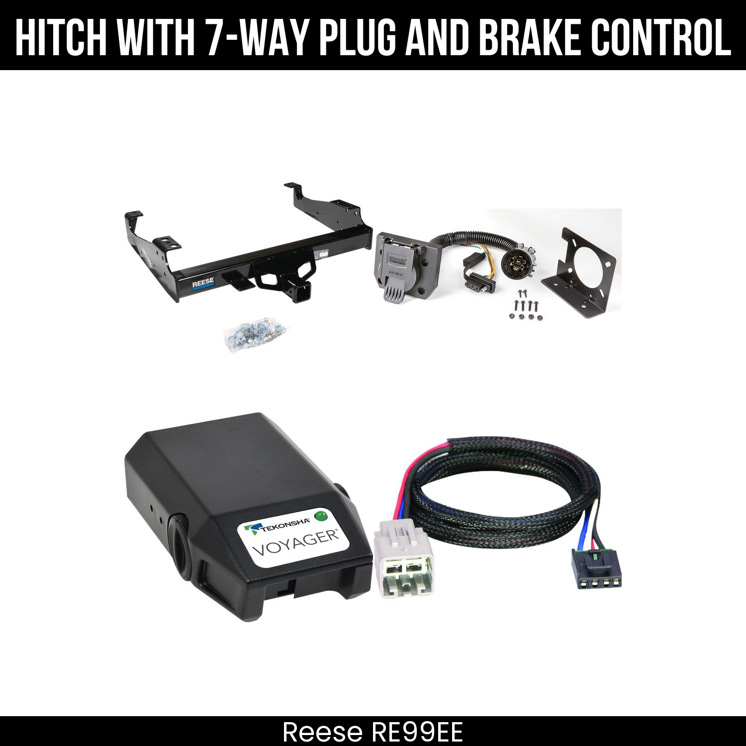 Trailer Hitch , 7-Way , Tekonsha Voyager Brake Control