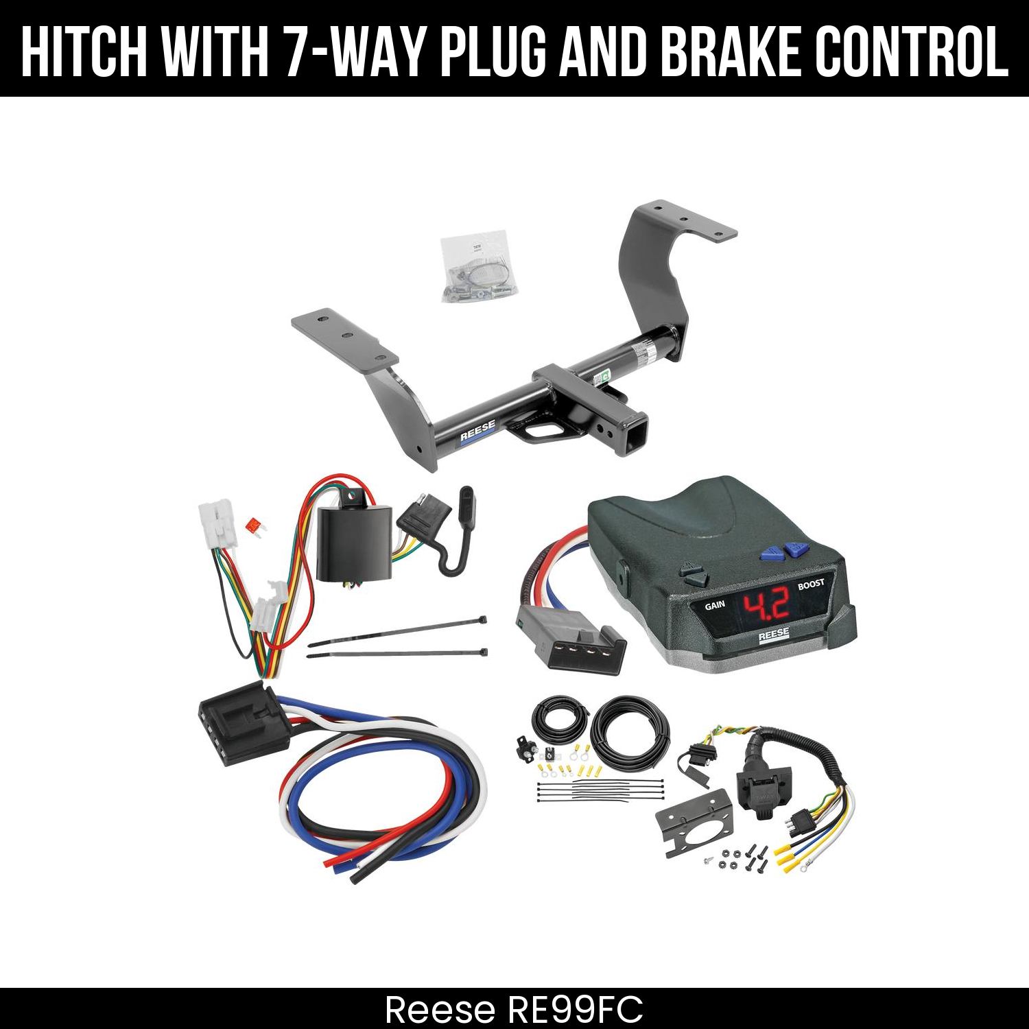 Trailer Hitch , 7-Way , Reese Brake EVN Control