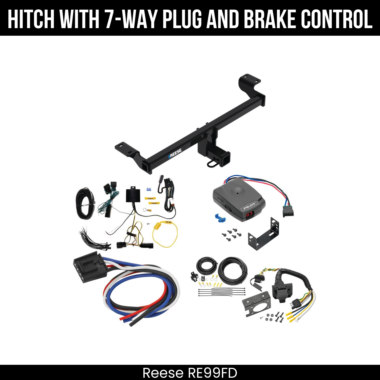 Trailer Hitch , 7-Way , Pro Series Pilot Brake Control