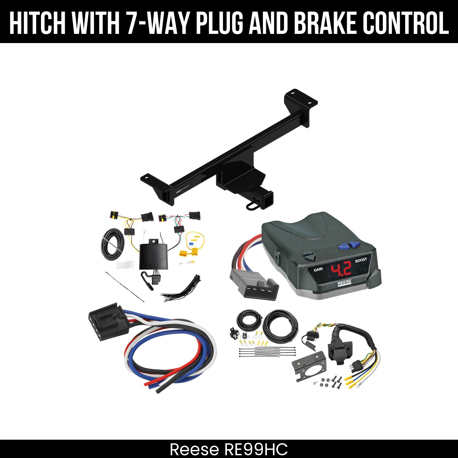 Trailer Hitch , 7-Way , Reese Brake EVN Control