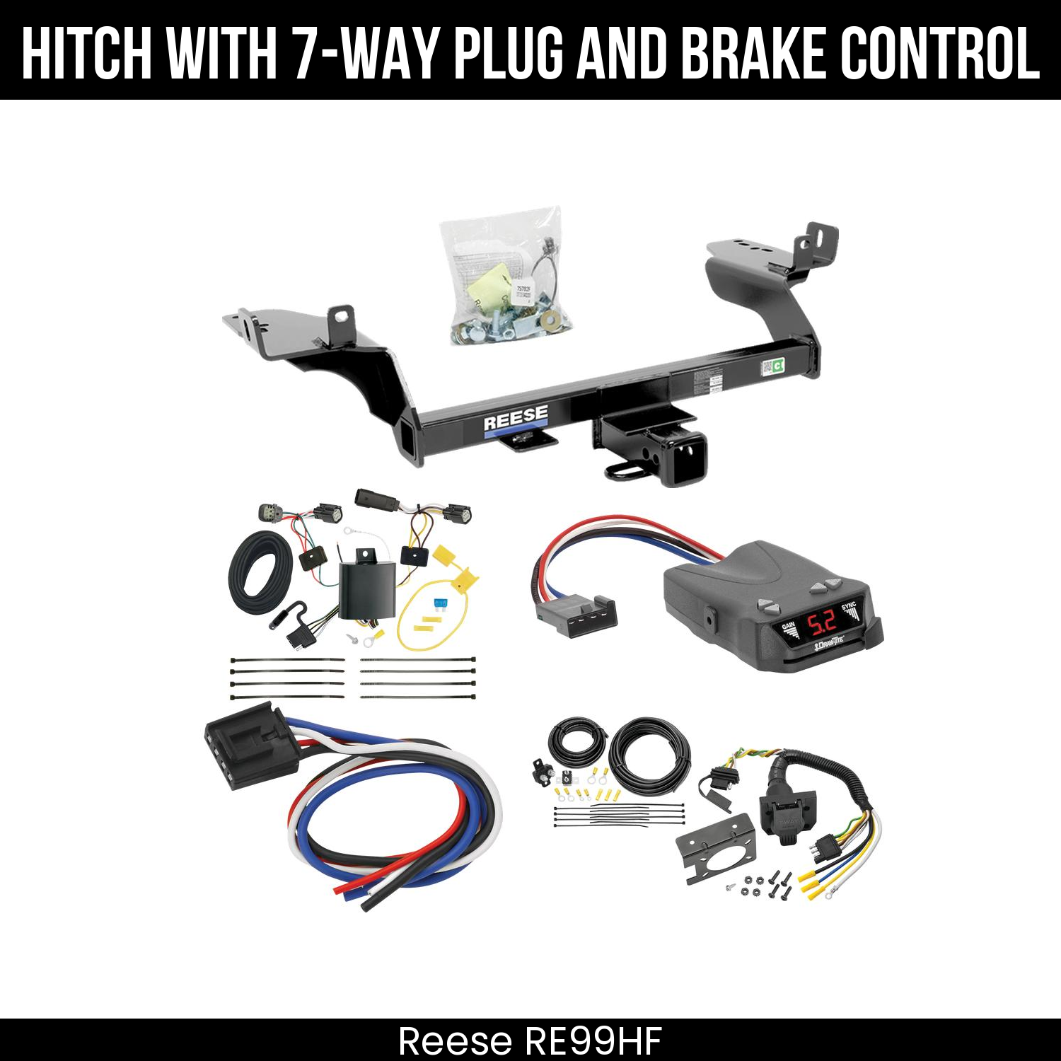 Trailer Hitch , 7-Way , Draw-Tite Activator IV Brake Control