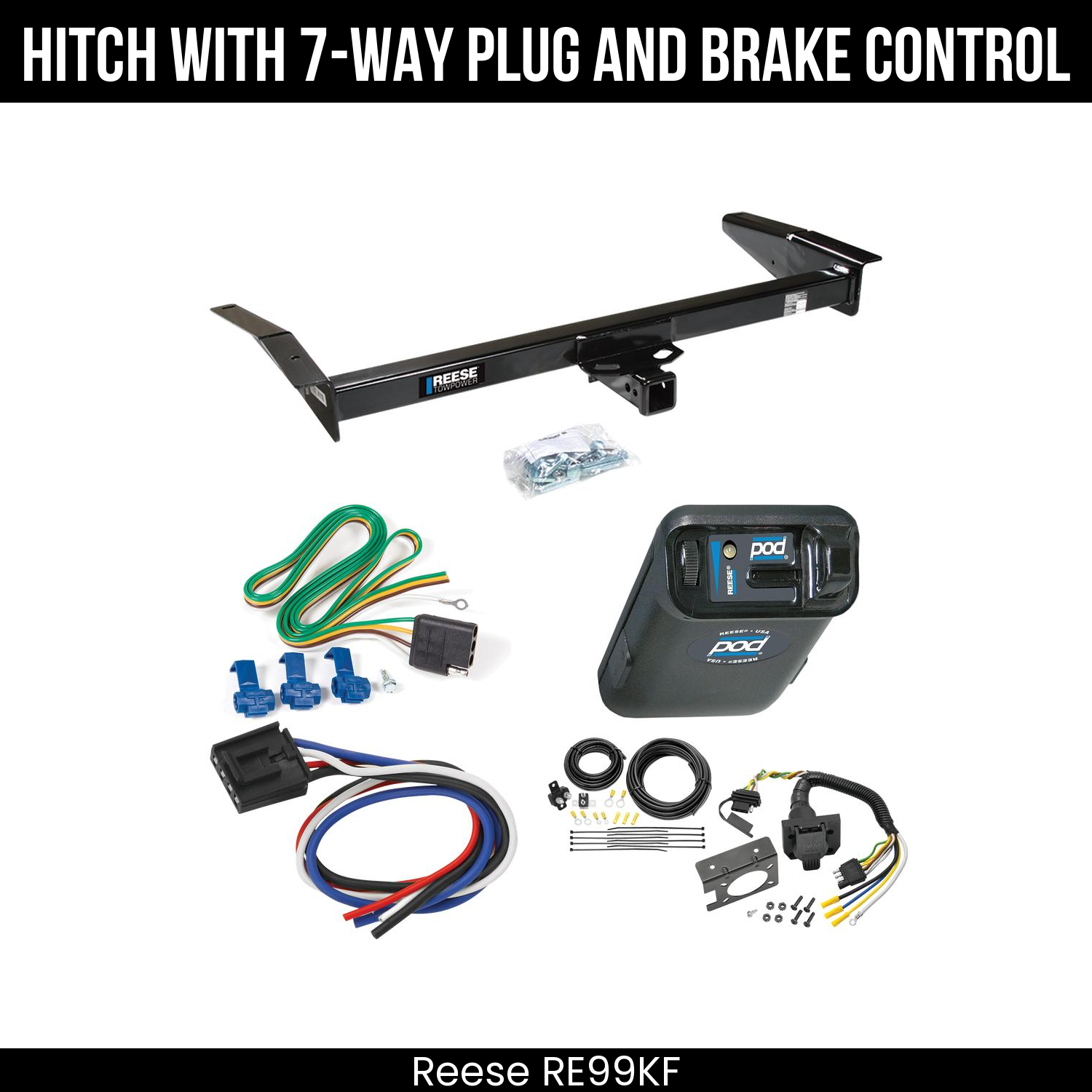 Trailer Hitch , 7-Way , Reese POD Brake Control
