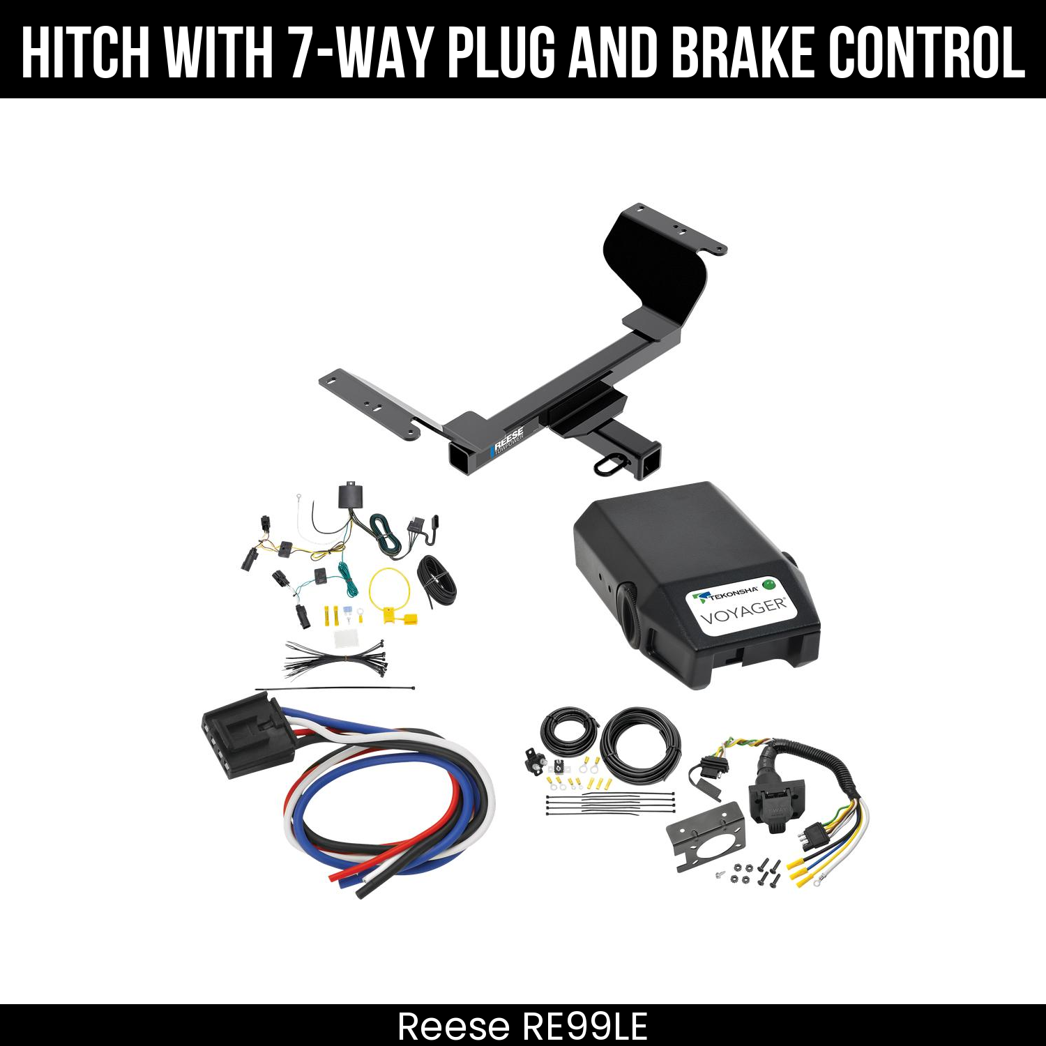 Trailer Hitch , 7-Way , Tekonsha Voyager Brake Control