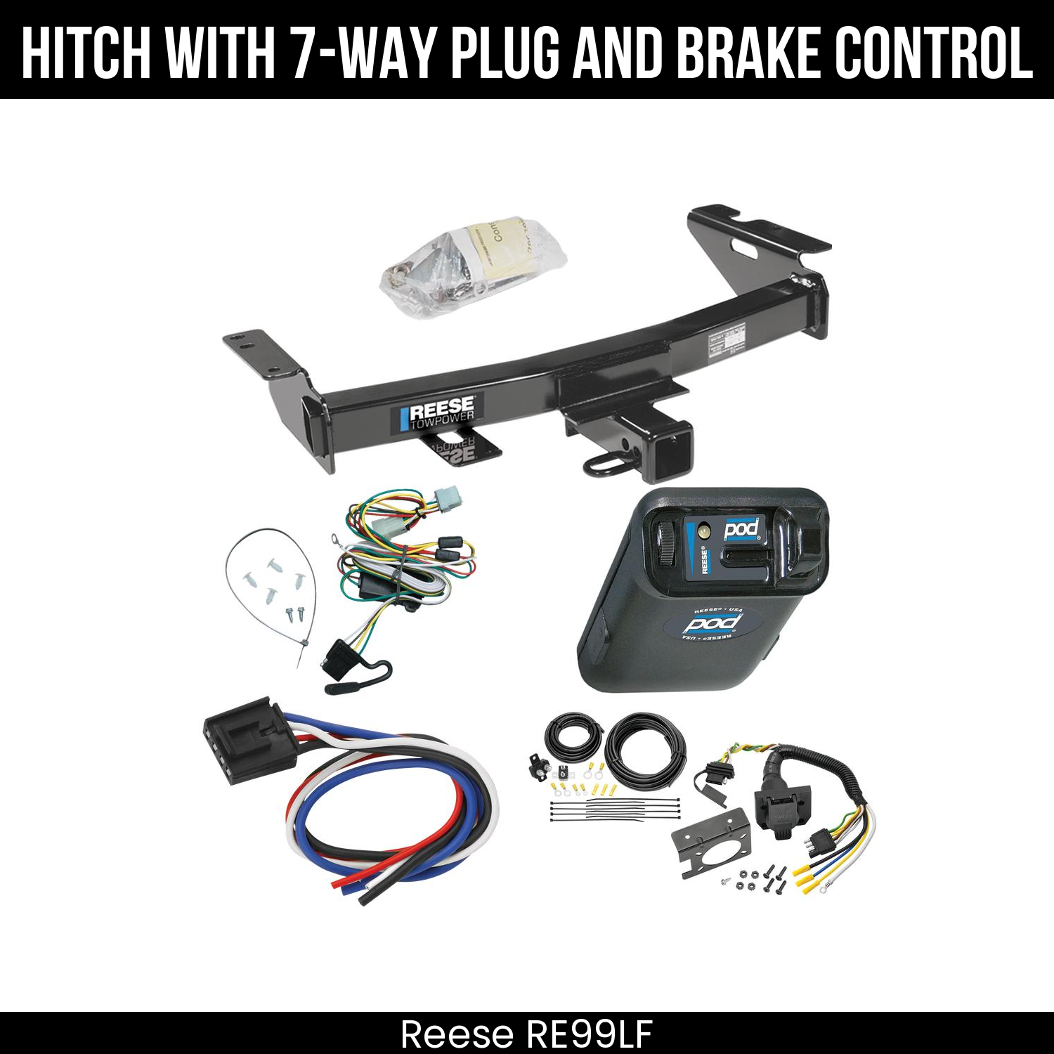 Trailer Hitch , 7-Way , Reese POD Brake Control