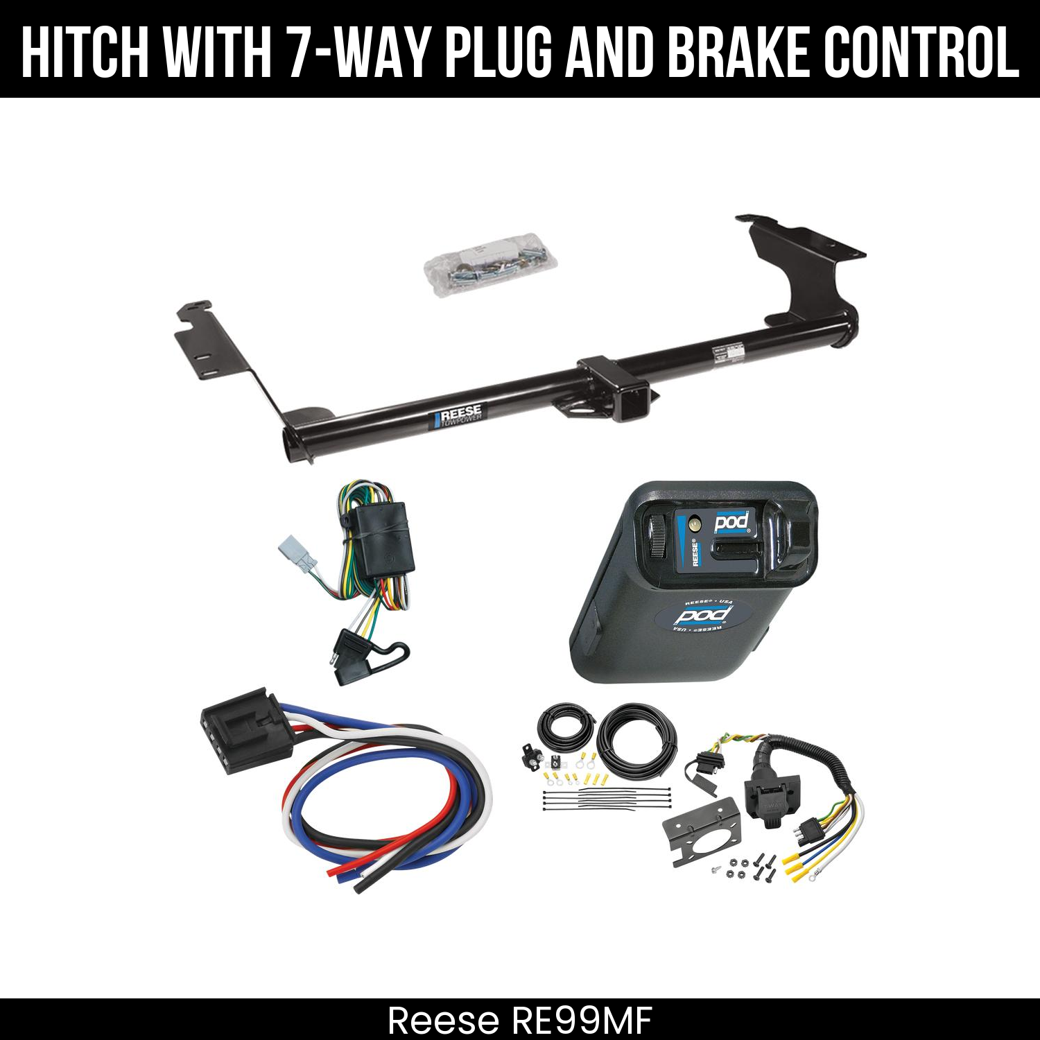 Trailer Hitch , 7-Way , Reese POD Brake Control