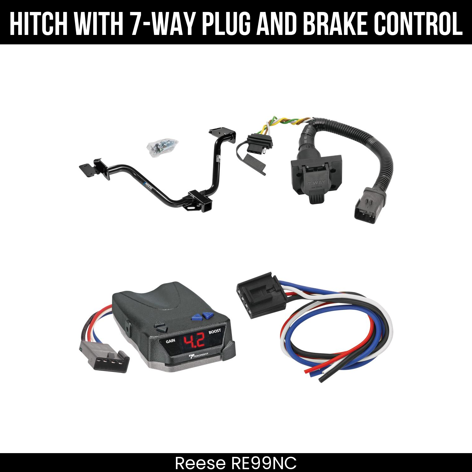 Trailer Hitch , 7-Way , Tekonsha Brake EVN Control