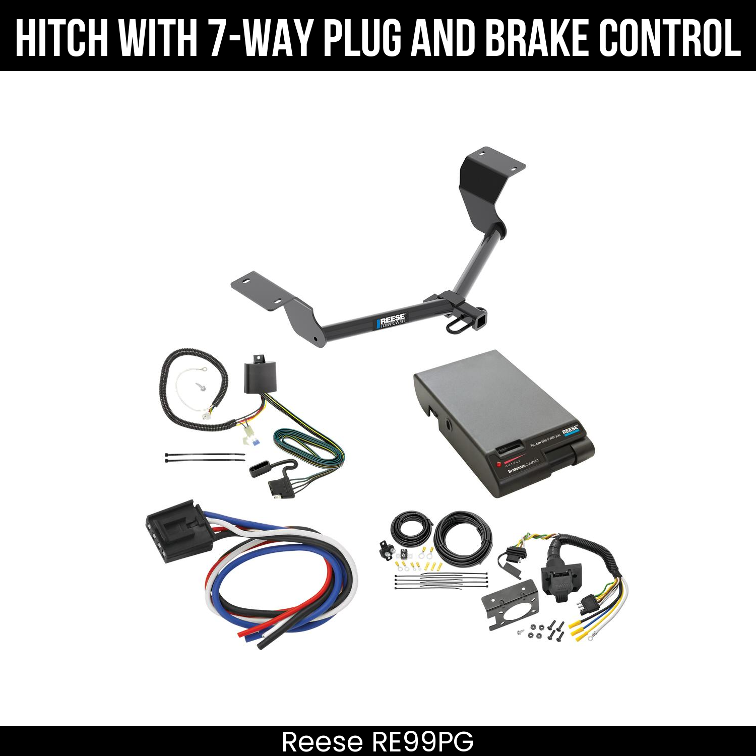 Trailer Hitch , 7-Way , Reese Brakeman Brake Control