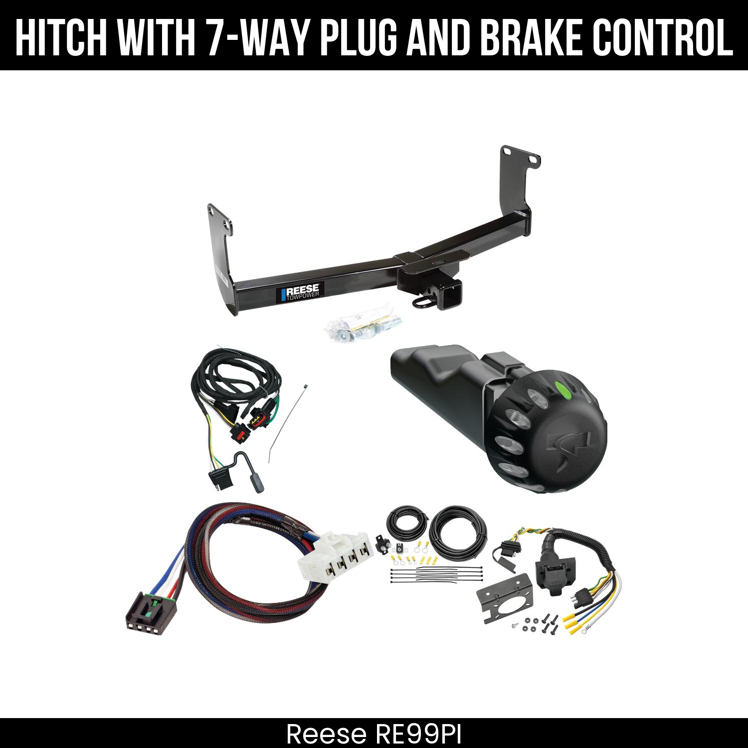 Trailer Hitch , 7-Way , Tekonsha Voyager iD Smart Brake Control