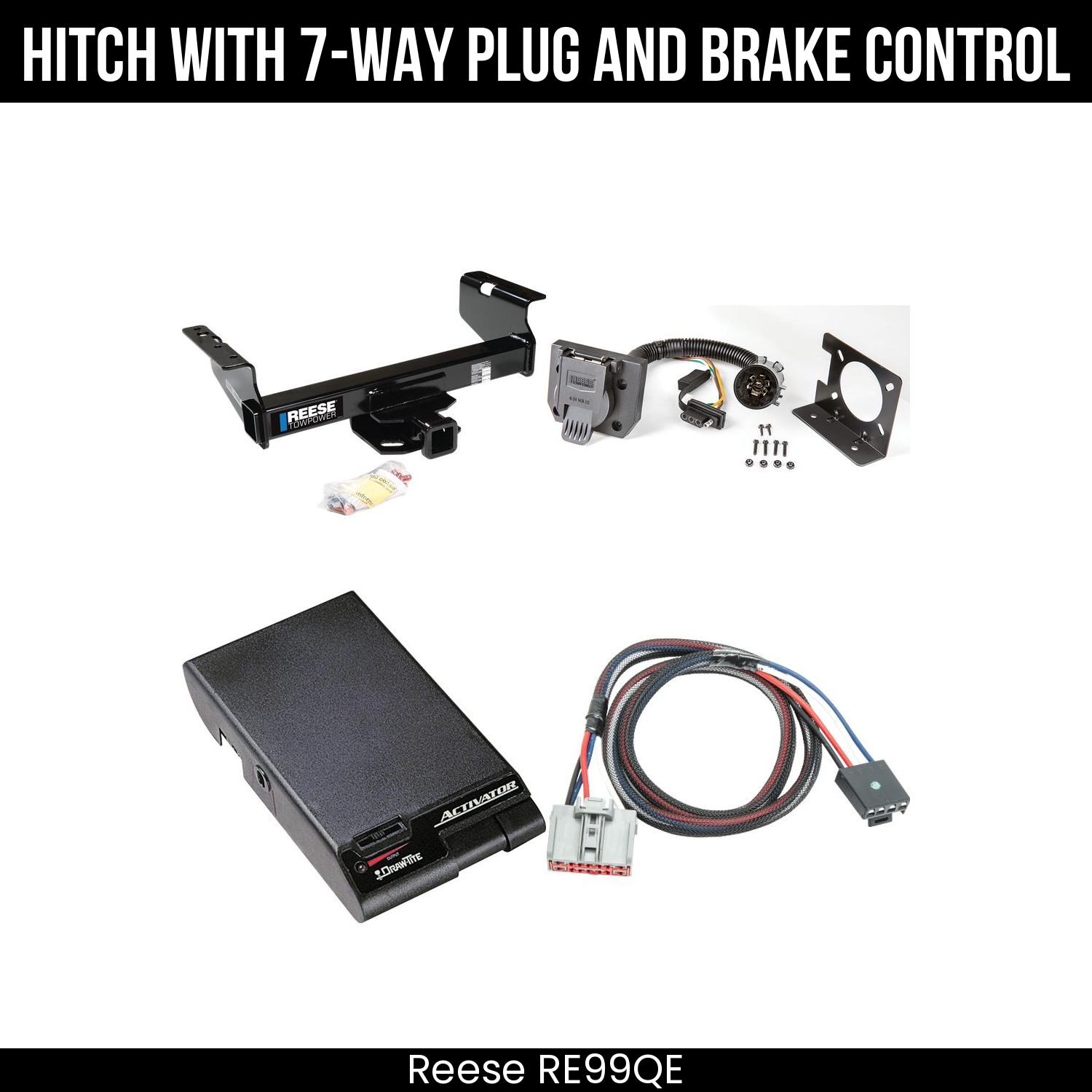 Trailer Hitch , 7-Way , Draw-Tite Activator Brake Control