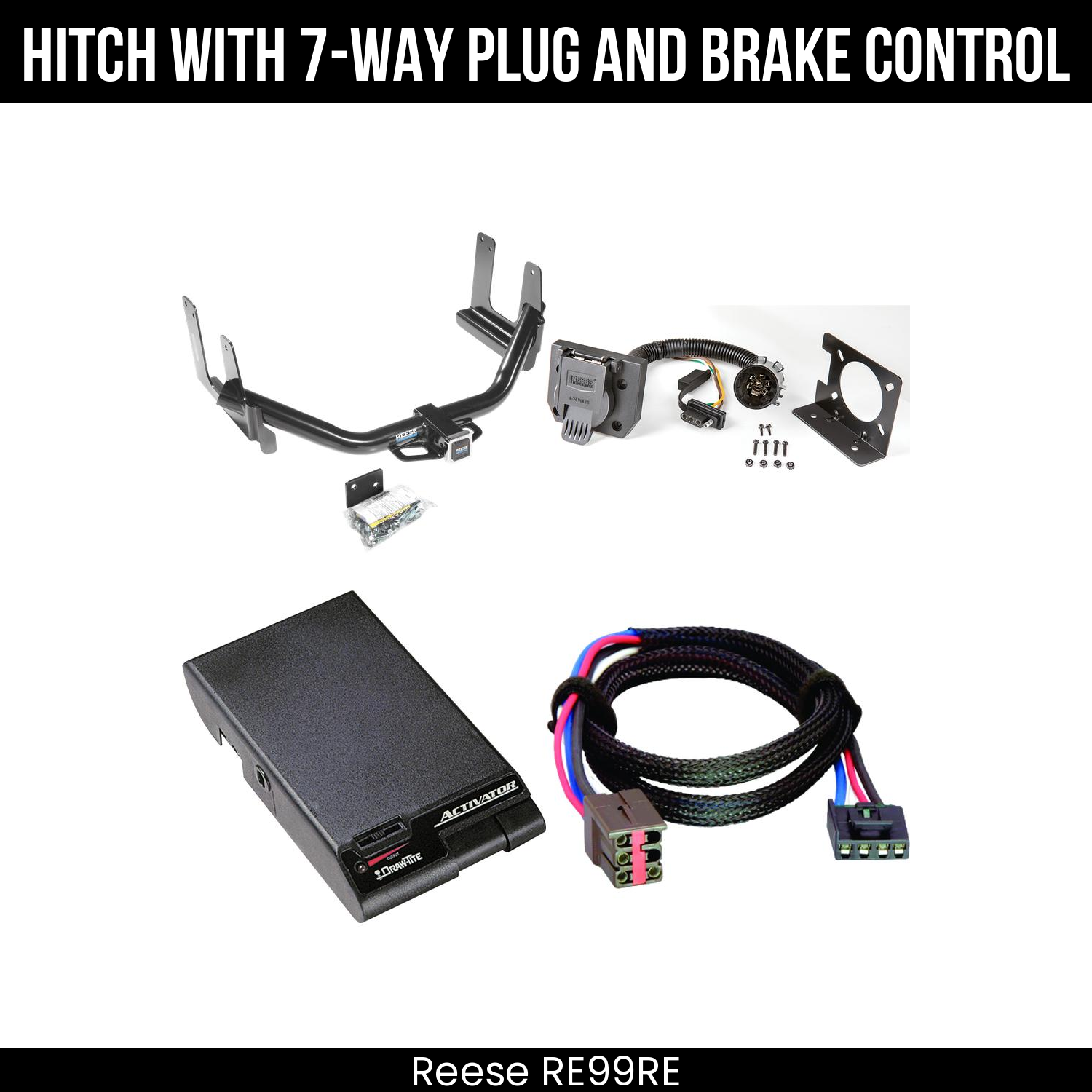 Trailer Hitch , 7-Way , Draw-Tite Activator Brake Control