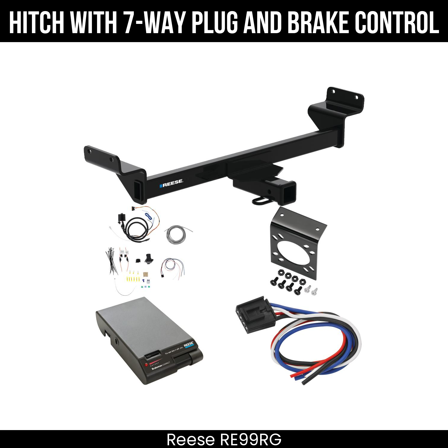 Trailer Hitch , 7-Way , Reese Brakeman Brake Control
