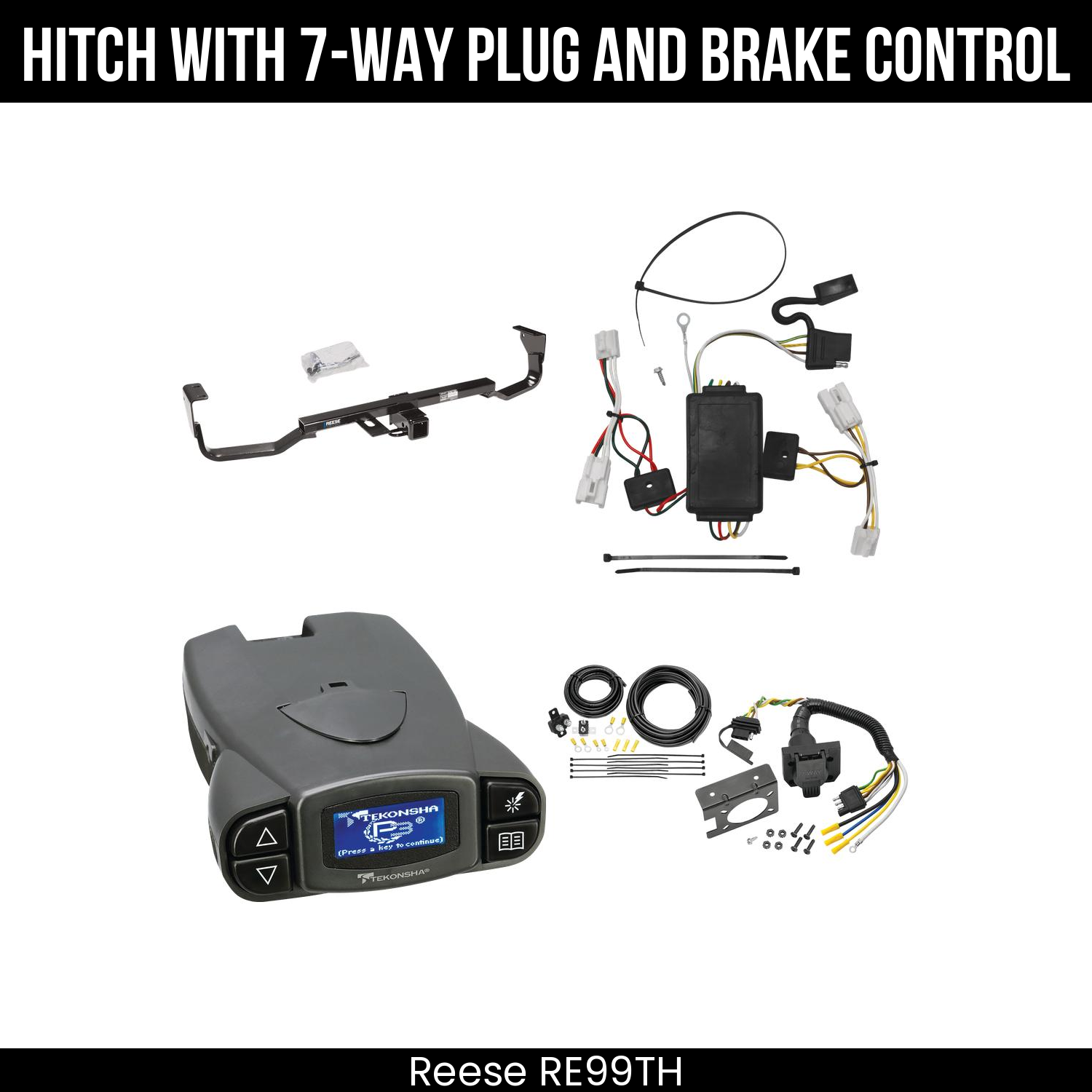 Trailer Hitch , 7-Way , Tekonsha Prodigy P3 Brake Control
