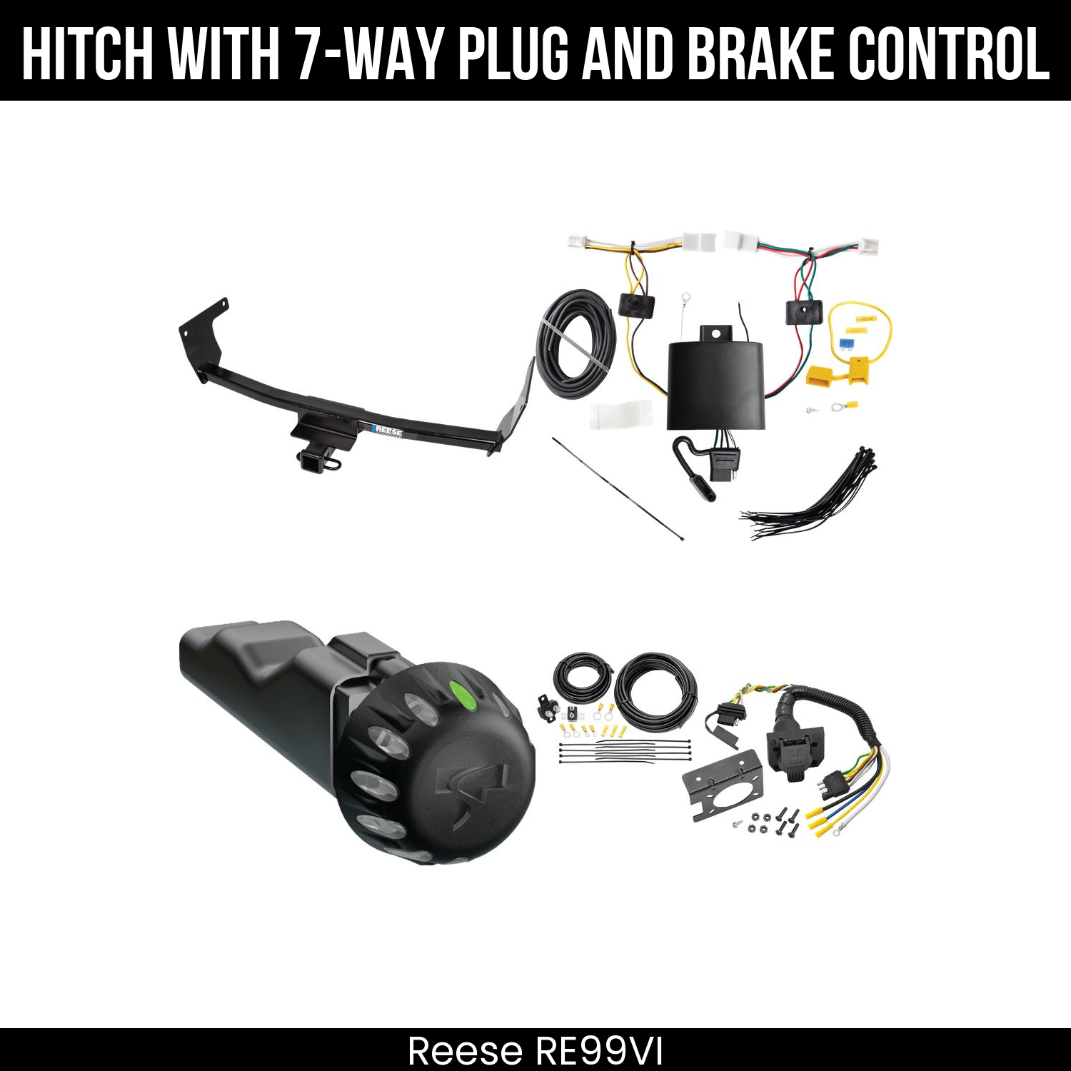 Trailer Hitch , 7-Way , Tekonsha Voyager iD Smart Brake Control