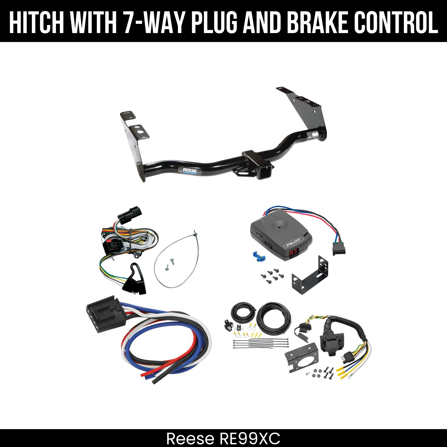Trailer Hitch , 7-Way , Pro Series Pilot Brake Control