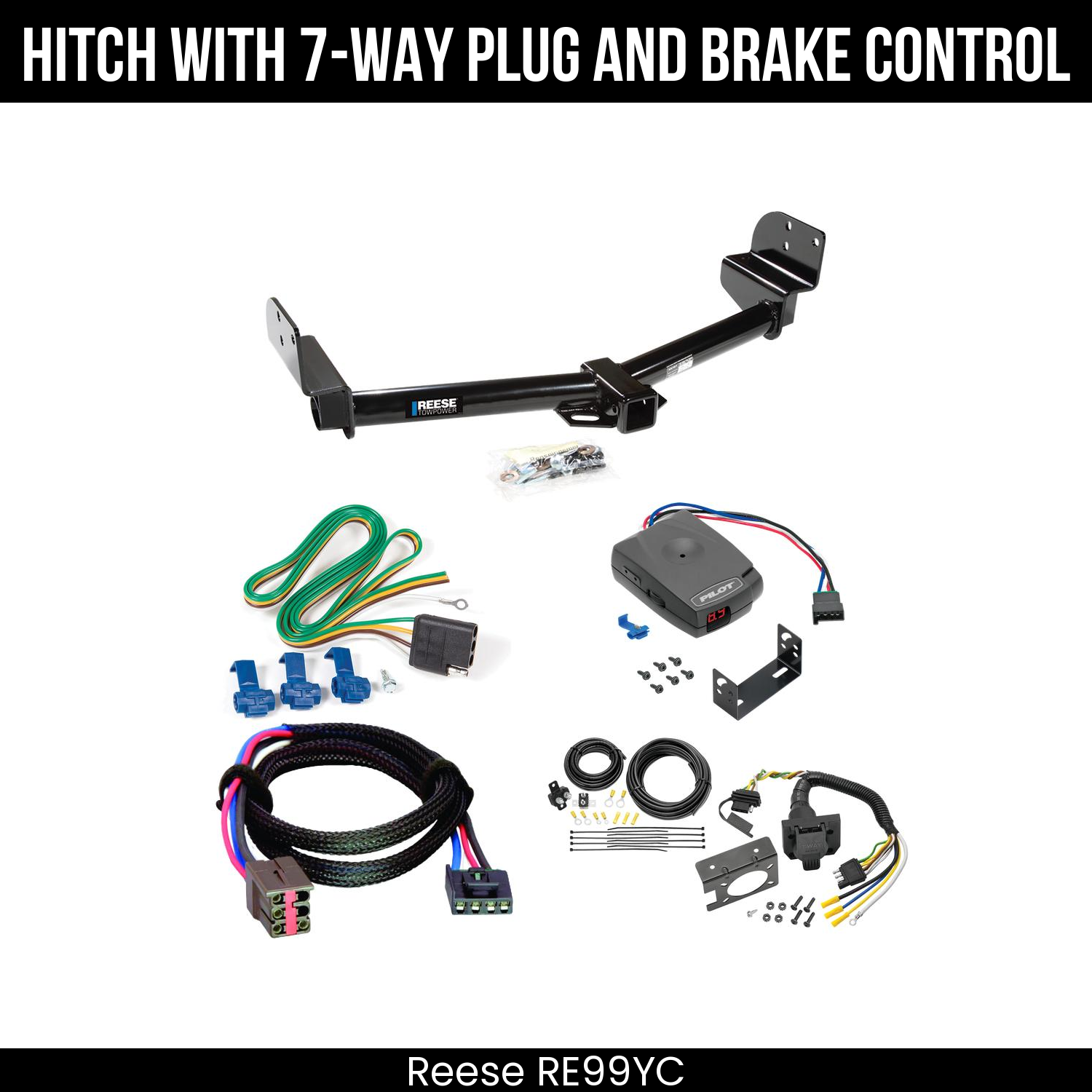 Trailer Hitch , 7-Way , Pro Series Pilot Brake Control