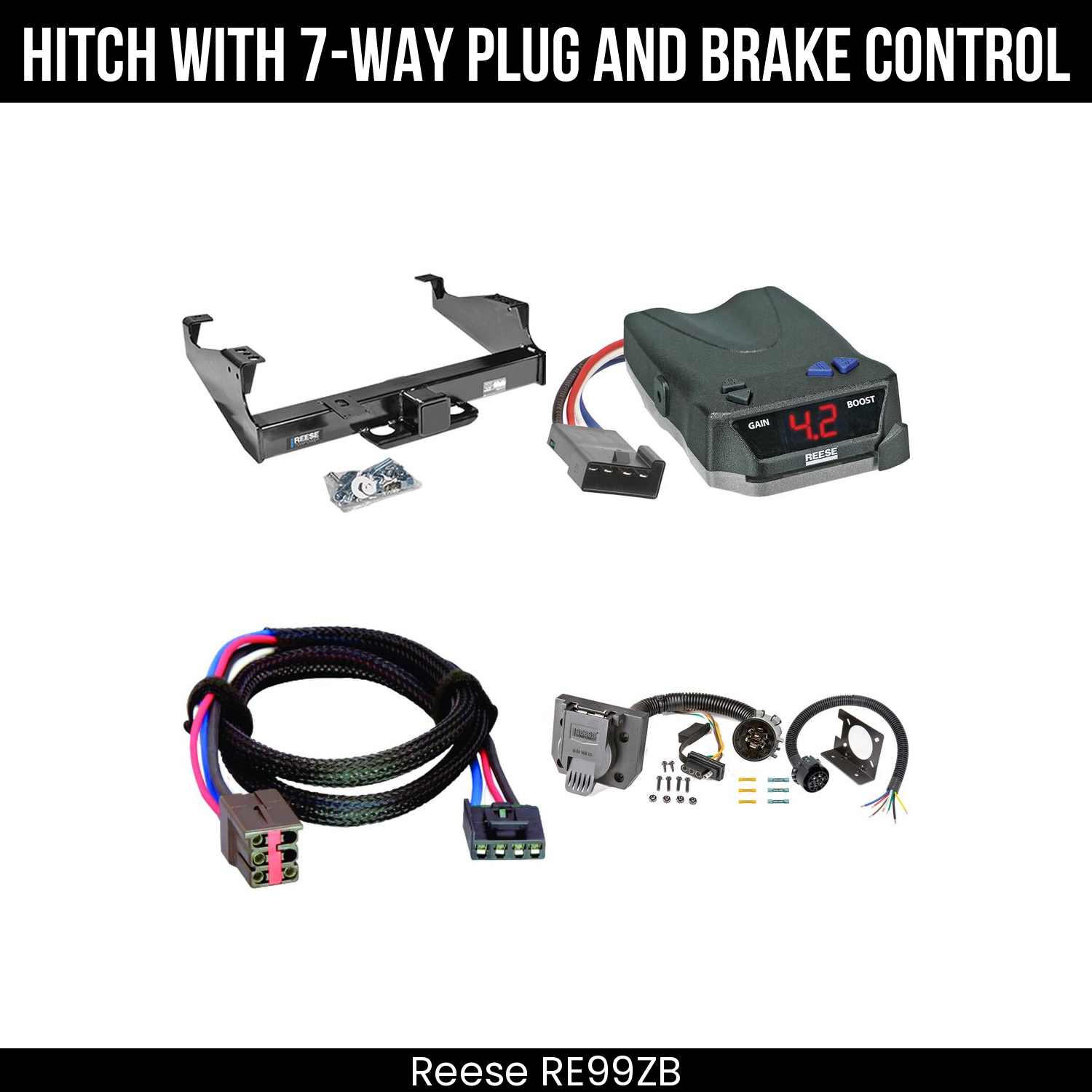 Trailer Hitch , 7-Way , Reese Brake EVN Control