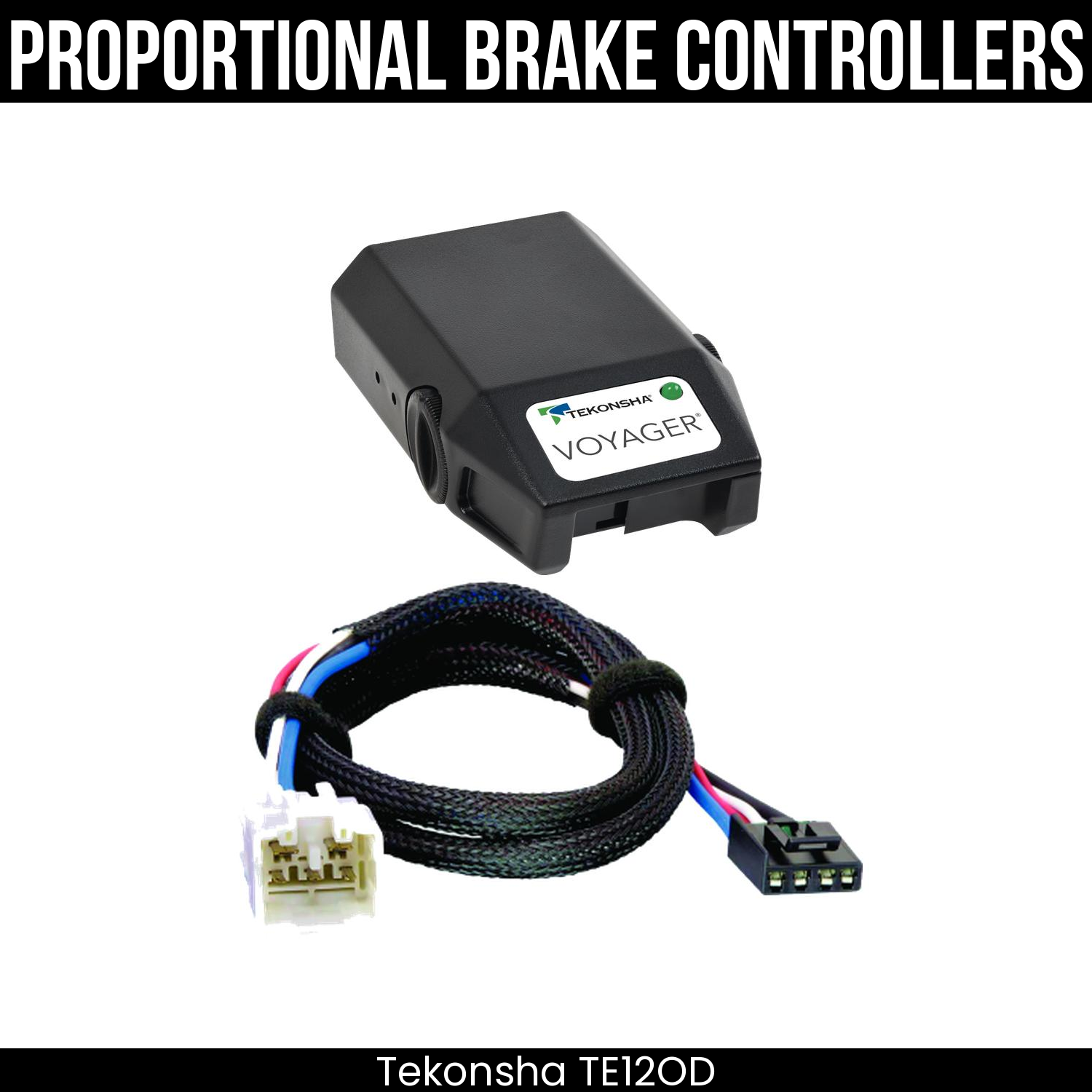 Tekonsha Voyager Brake Control , Plug Adapter
