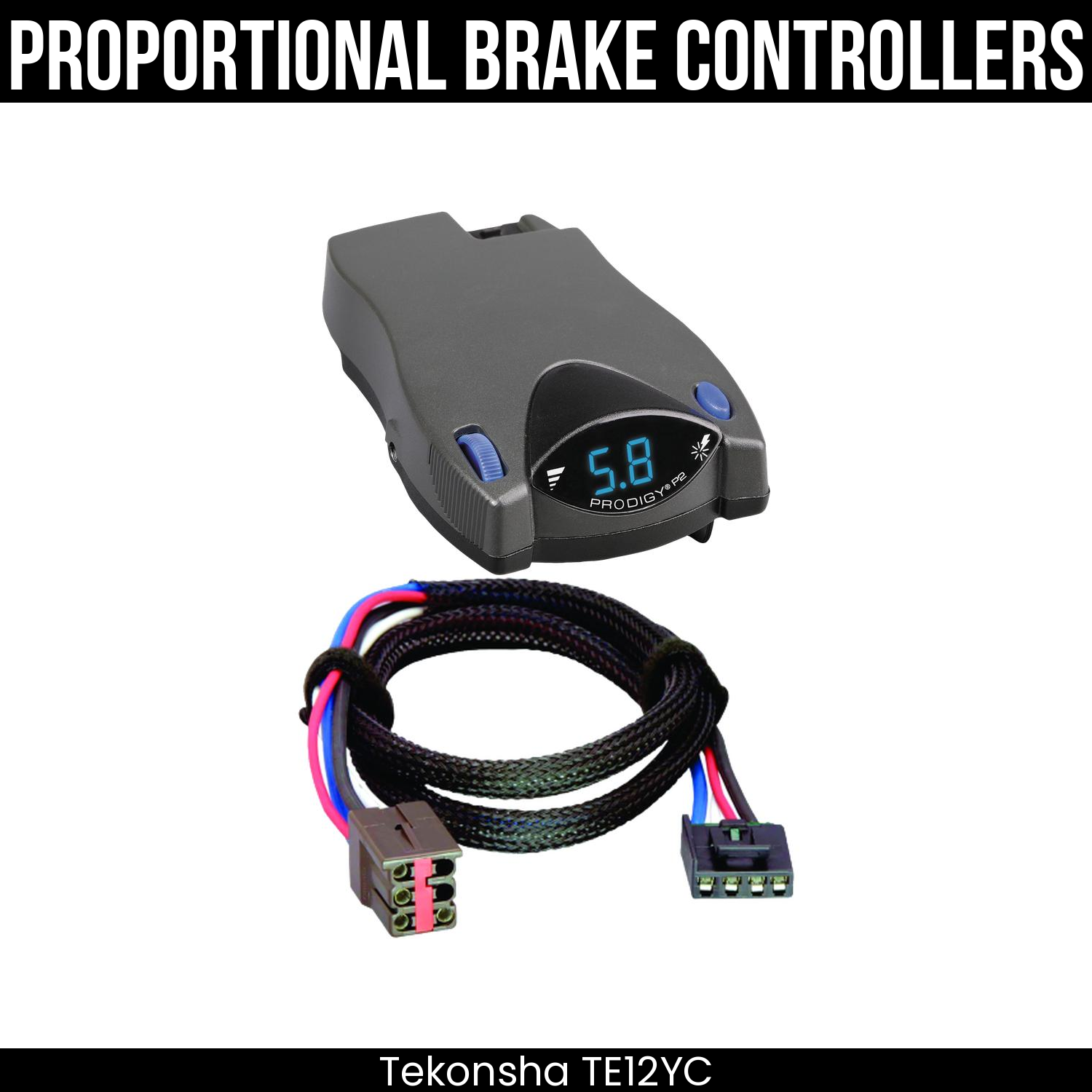 Tekonsha Prodigy P2 Brake Control , Plug Adapter