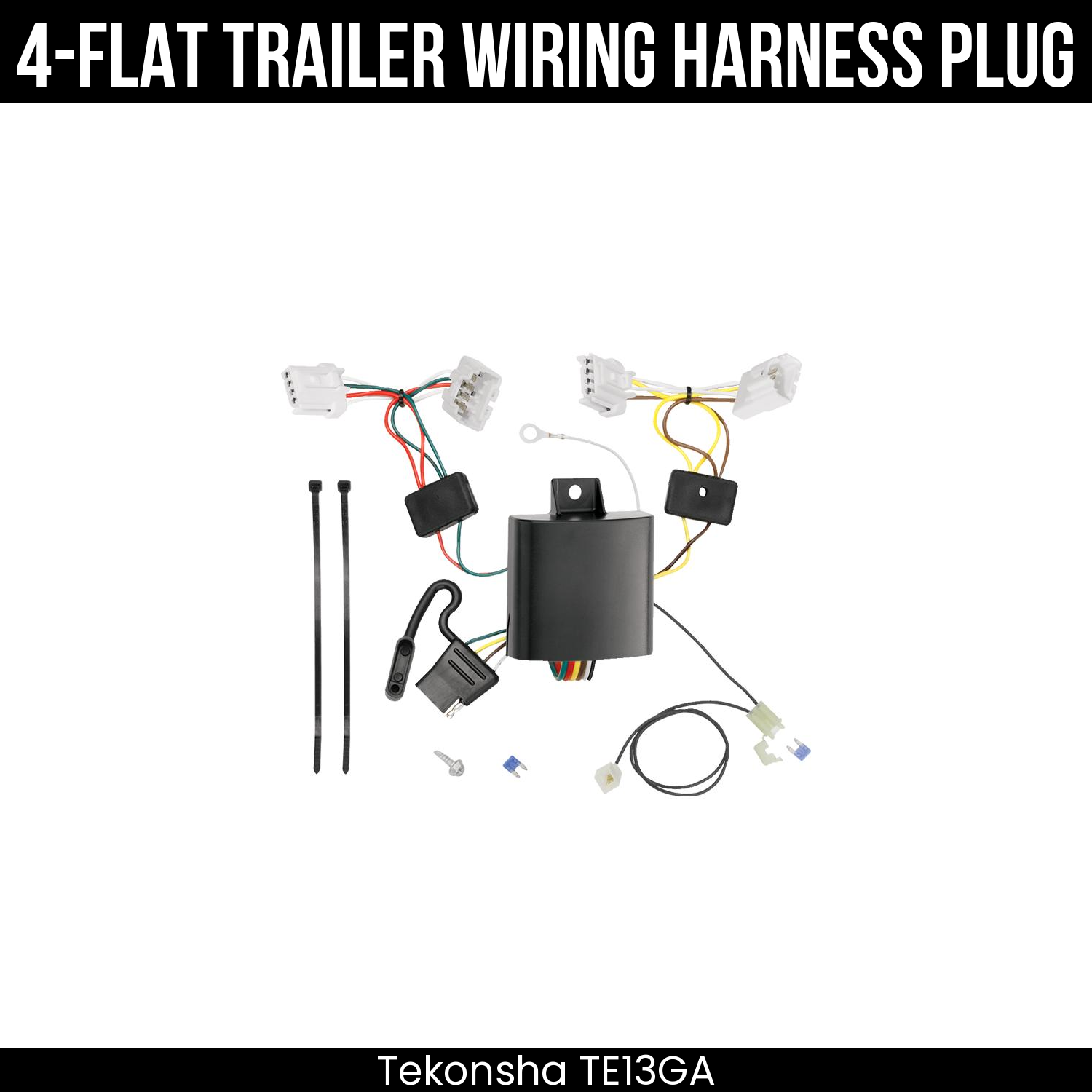 Trailer Wiring 4-Flat Plug Only