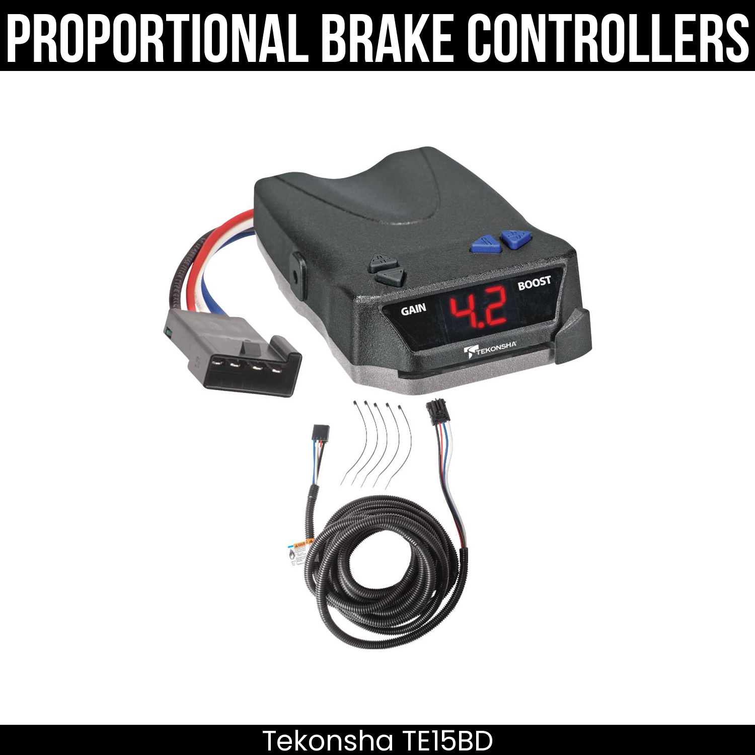 Tekonsha Brake EVN Control , Plug Adapter
