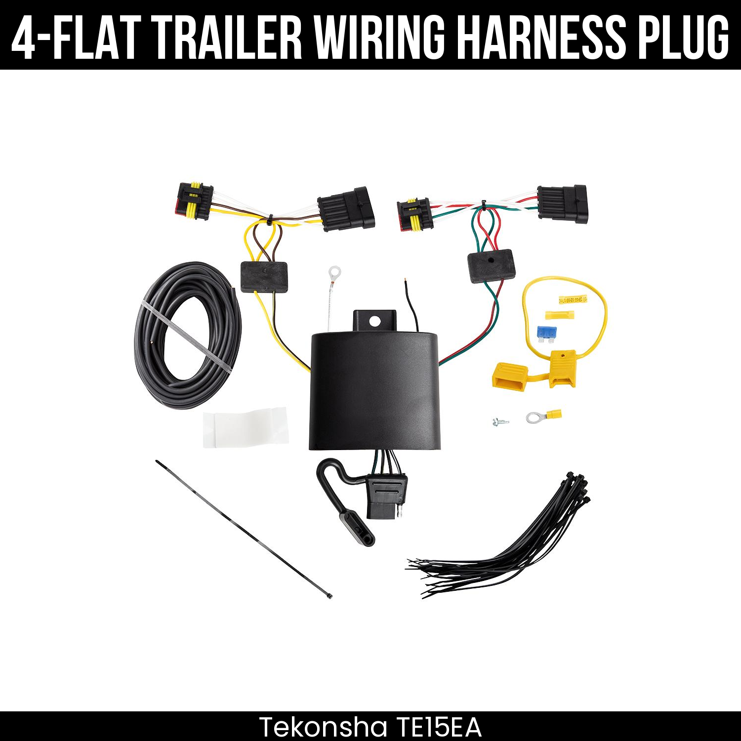 Trailer Wiring 4-Flat Plug Only