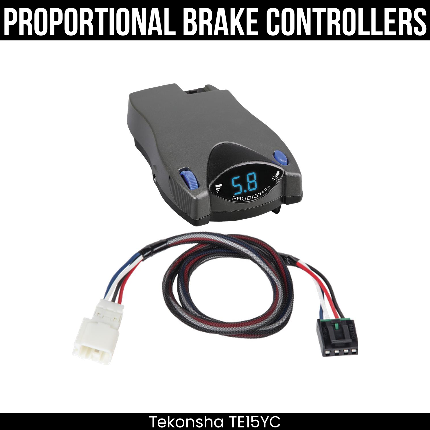 Tekonsha Prodigy P2 Brake Control , Plug Adapter
