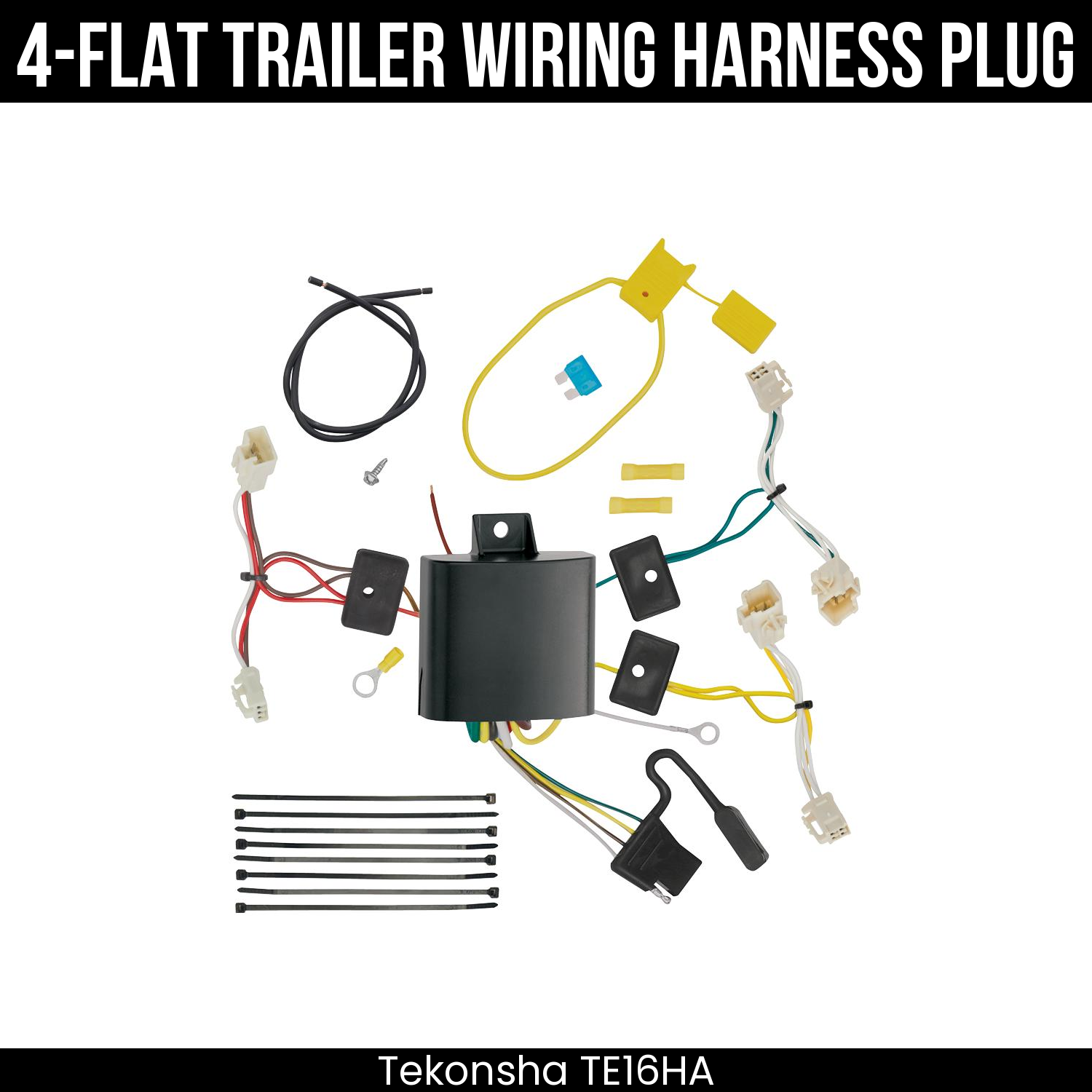 Trailer Wiring 4-Flat Plug Only