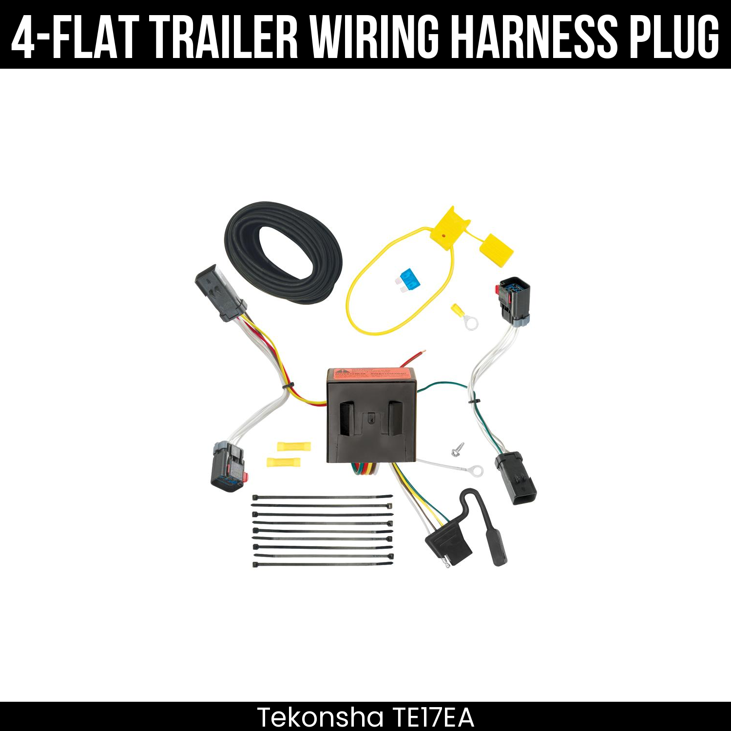 Trailer Wiring 4-Flat Plug Only