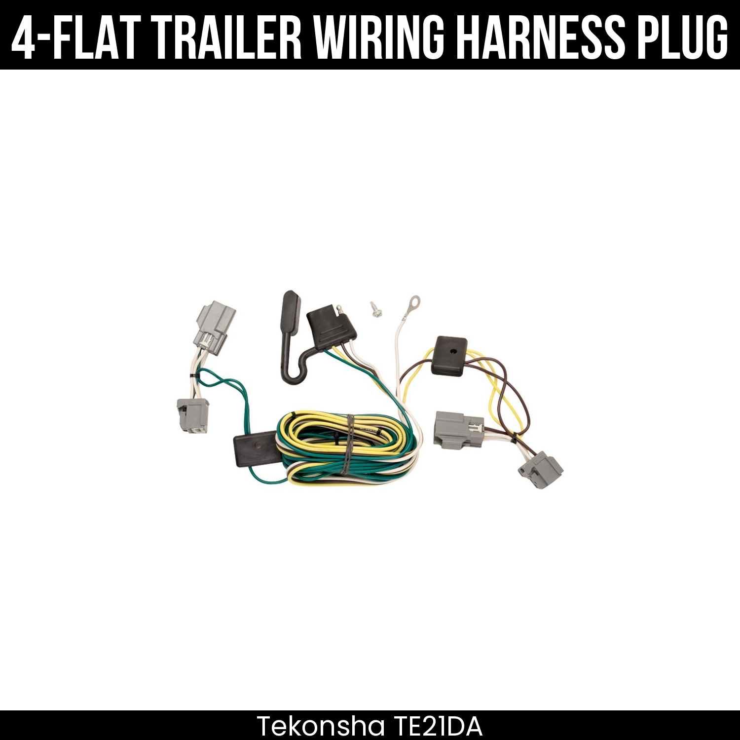 Trailer Wiring 4-Flat Plug Only