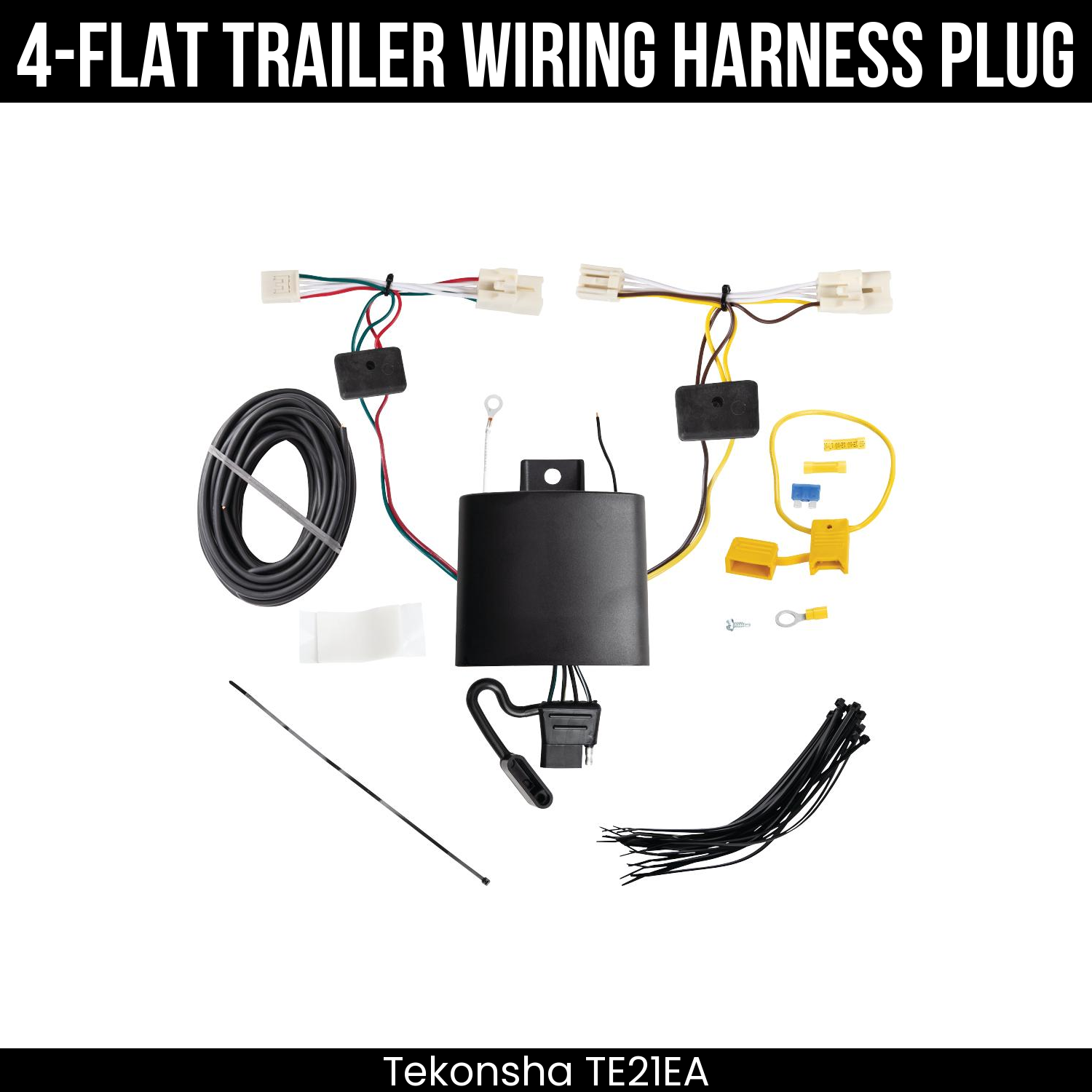 Trailer Wiring 4-Flat Plug Only